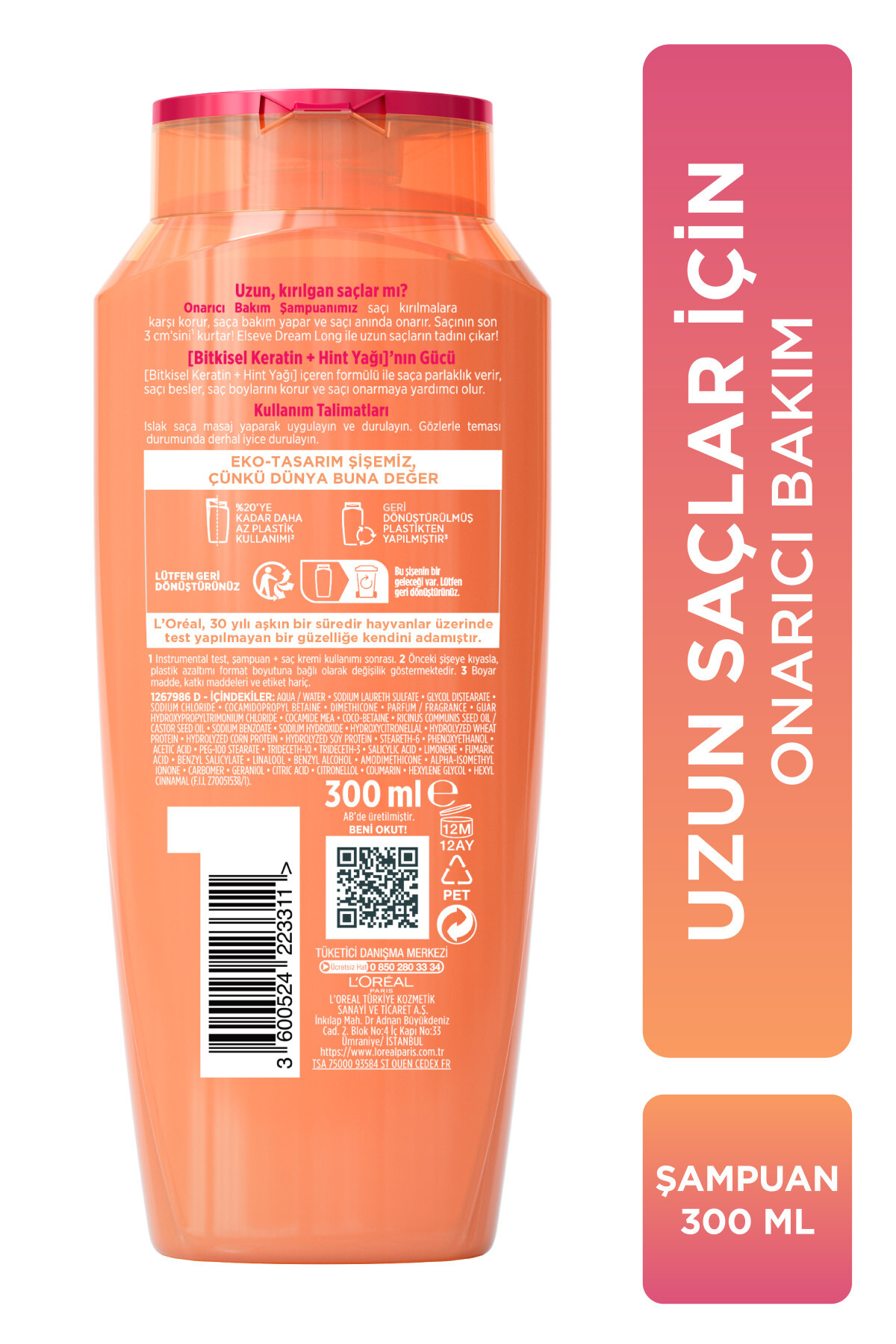 Dream Long Kırık Uç Onarıcı Bakım Şampuanı 300 ml