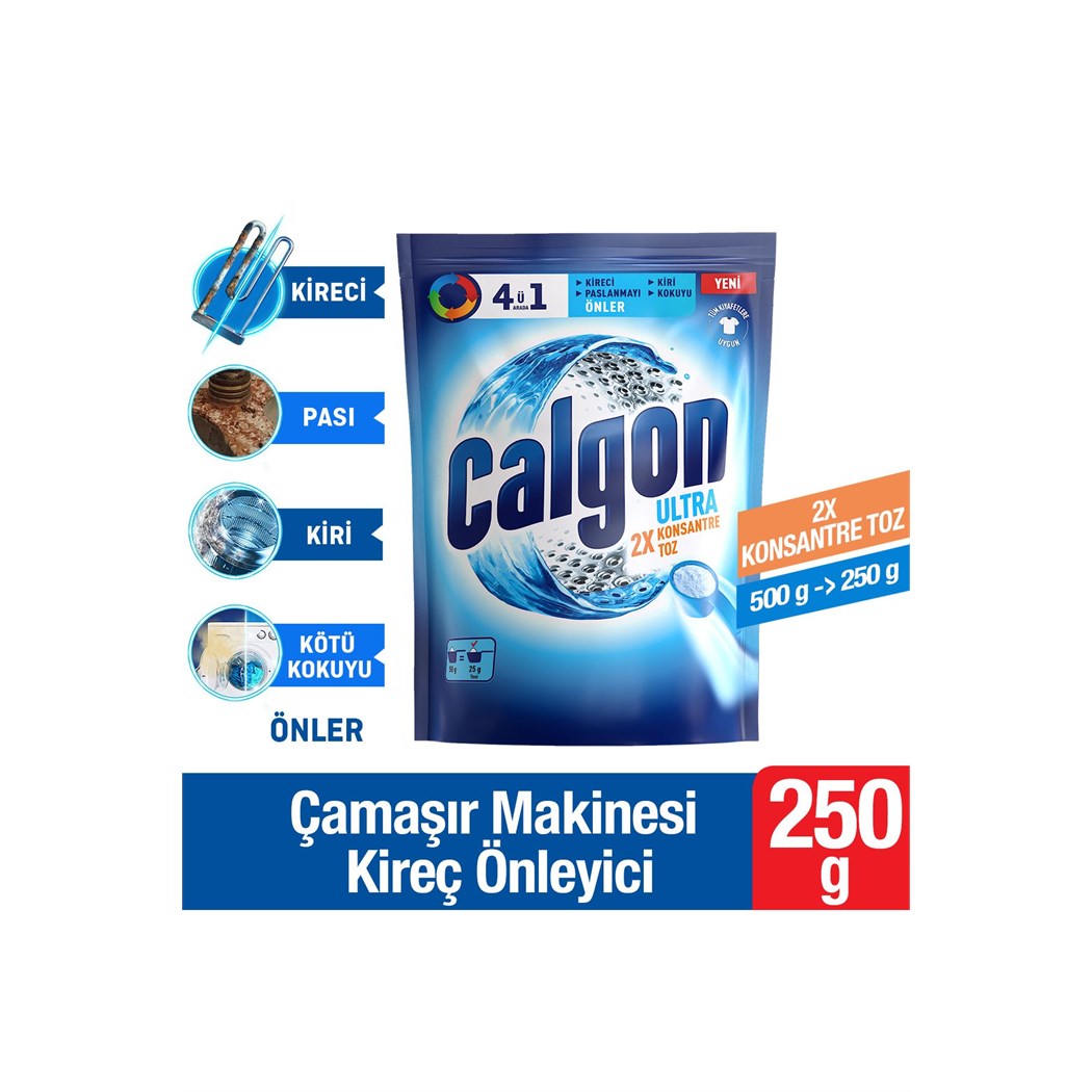 Power Kir, Pas, Kireç Ve Koku Önleyici 4'ü 1 Arada Ultra Konsantre Toz 250 G