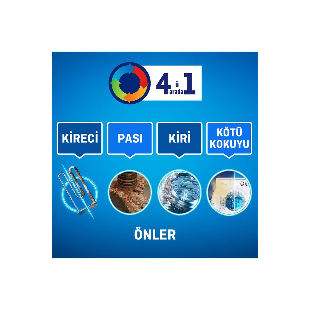 Power Kir, Pas, Kireç Ve Koku Önleyici 4'ü 1 Arada Ultra Konsantre Toz 250 G