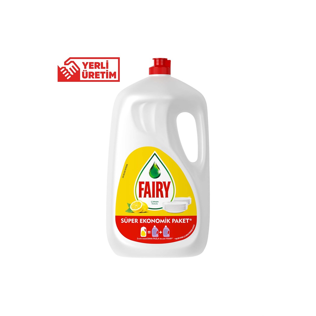 Sıvı Bulaşık Deterjanı Süper Ekonomik Paket Limon 2600 ml