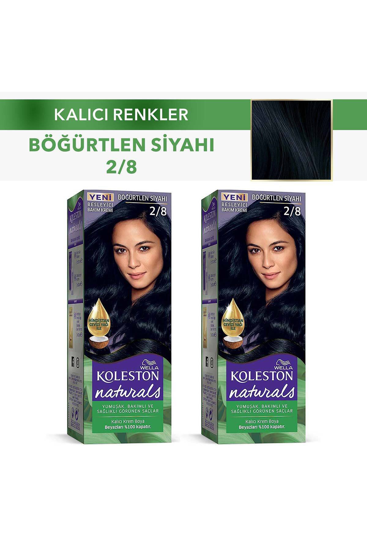 Koleston Saç Boyası Naturals 2/8 Böğürtlen Siyah x 2 Adet