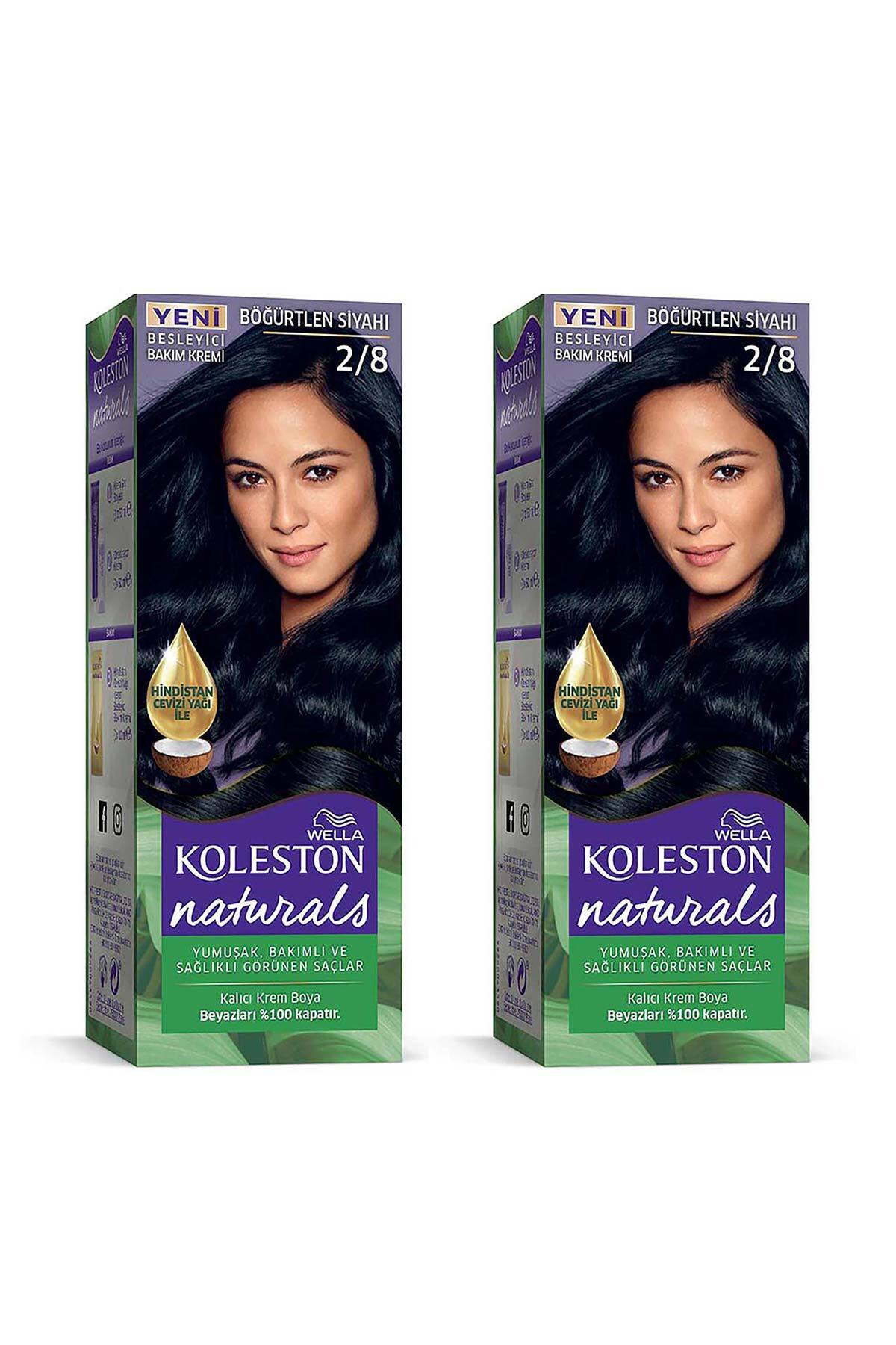 Koleston Saç Boyası Naturals 2/8 Böğürtlen Siyah x 2 Adet