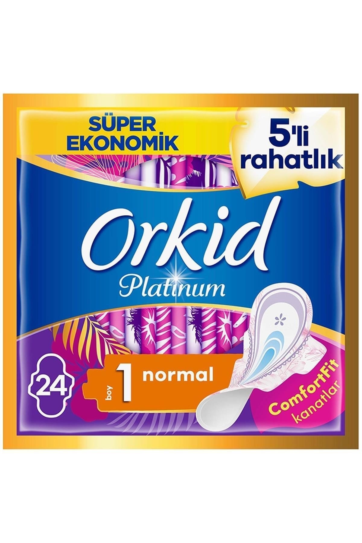 Platinum Kanatlı Normal (boy 1) 24 Adet Hijyenik Ped