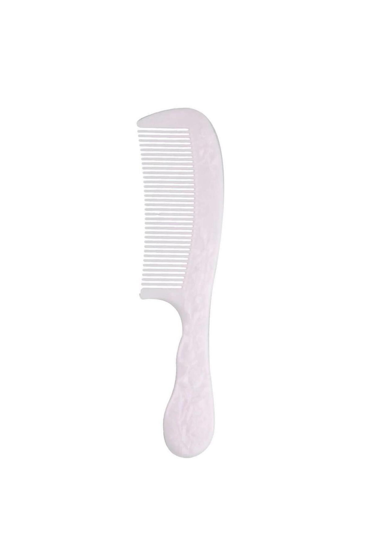 Kabartma Çiçek Desenli Tarak Pembe