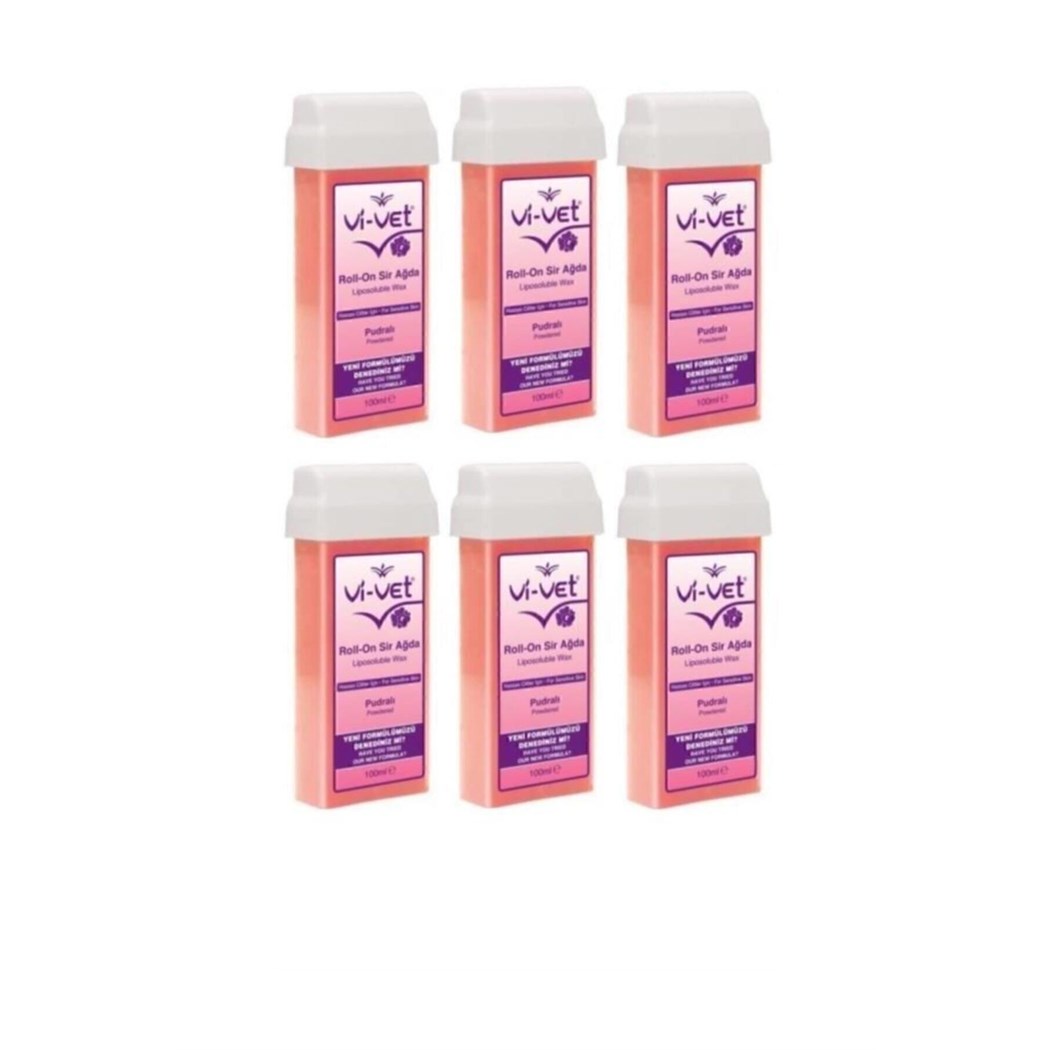 Vi Vet Roll-on Sir Ağda 100 ml Yoğun Pudralı X 6 Adet