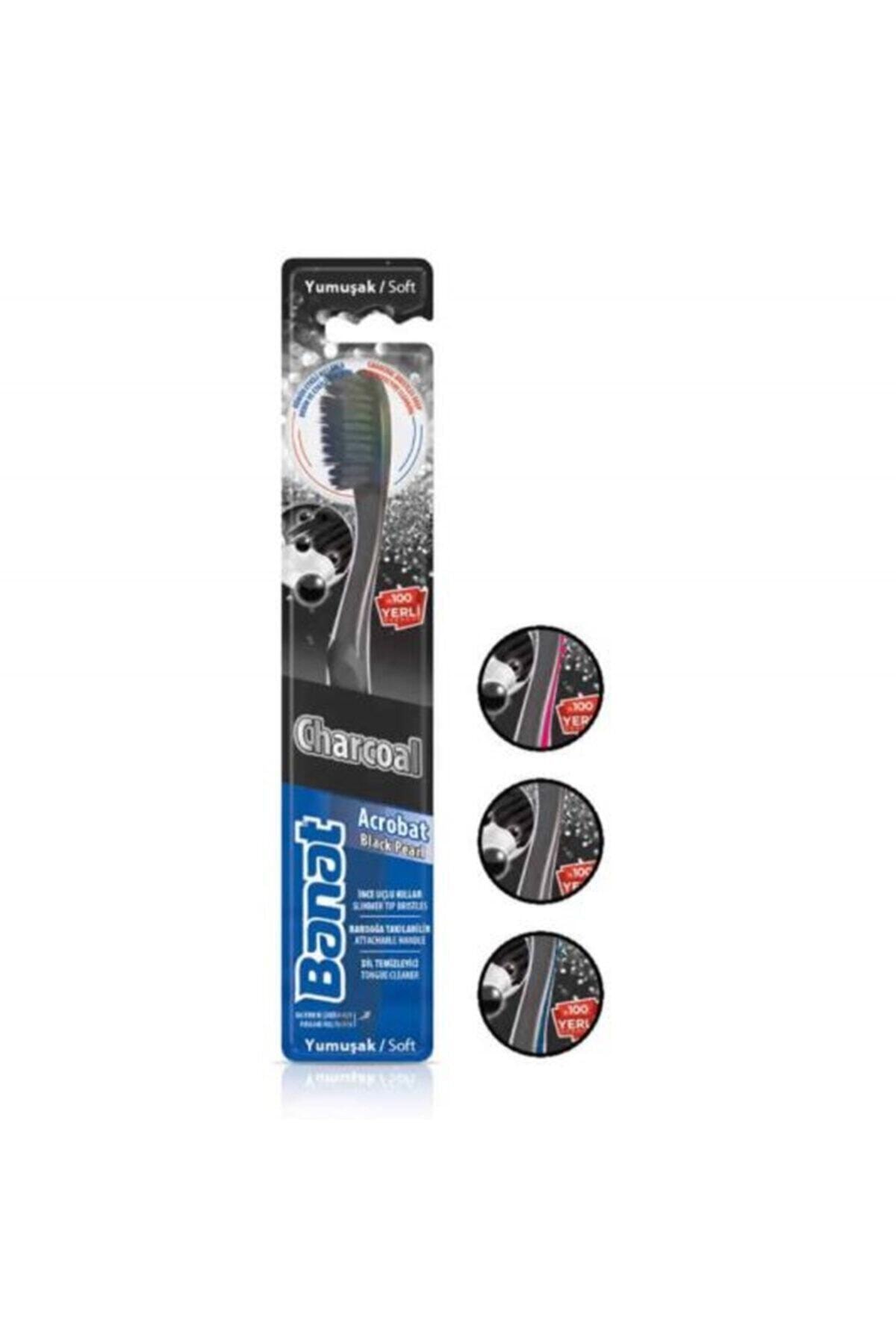 Banat Diş Fırçası Acrobat Black Pearl Yumuşak