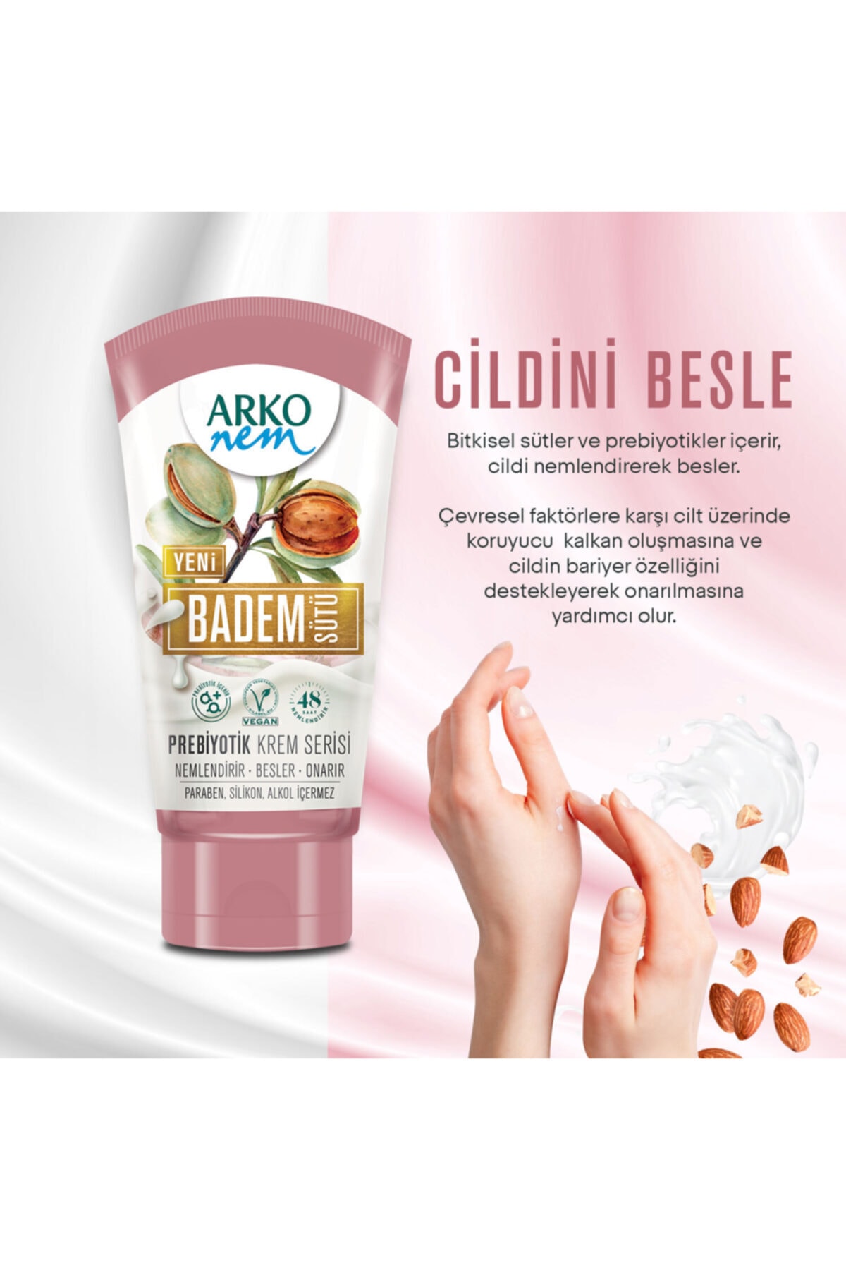 Prebiyotik Krem Serisi Badem Sütü 60ml