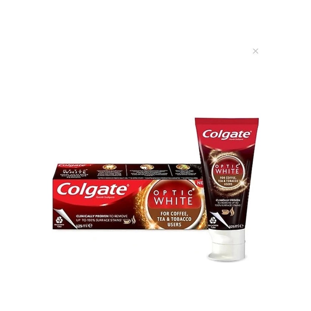 Optic White Kahve, Çay ve Tütün Kullanıcıları Için Beyazlatıcı Diş Macunu 125ml