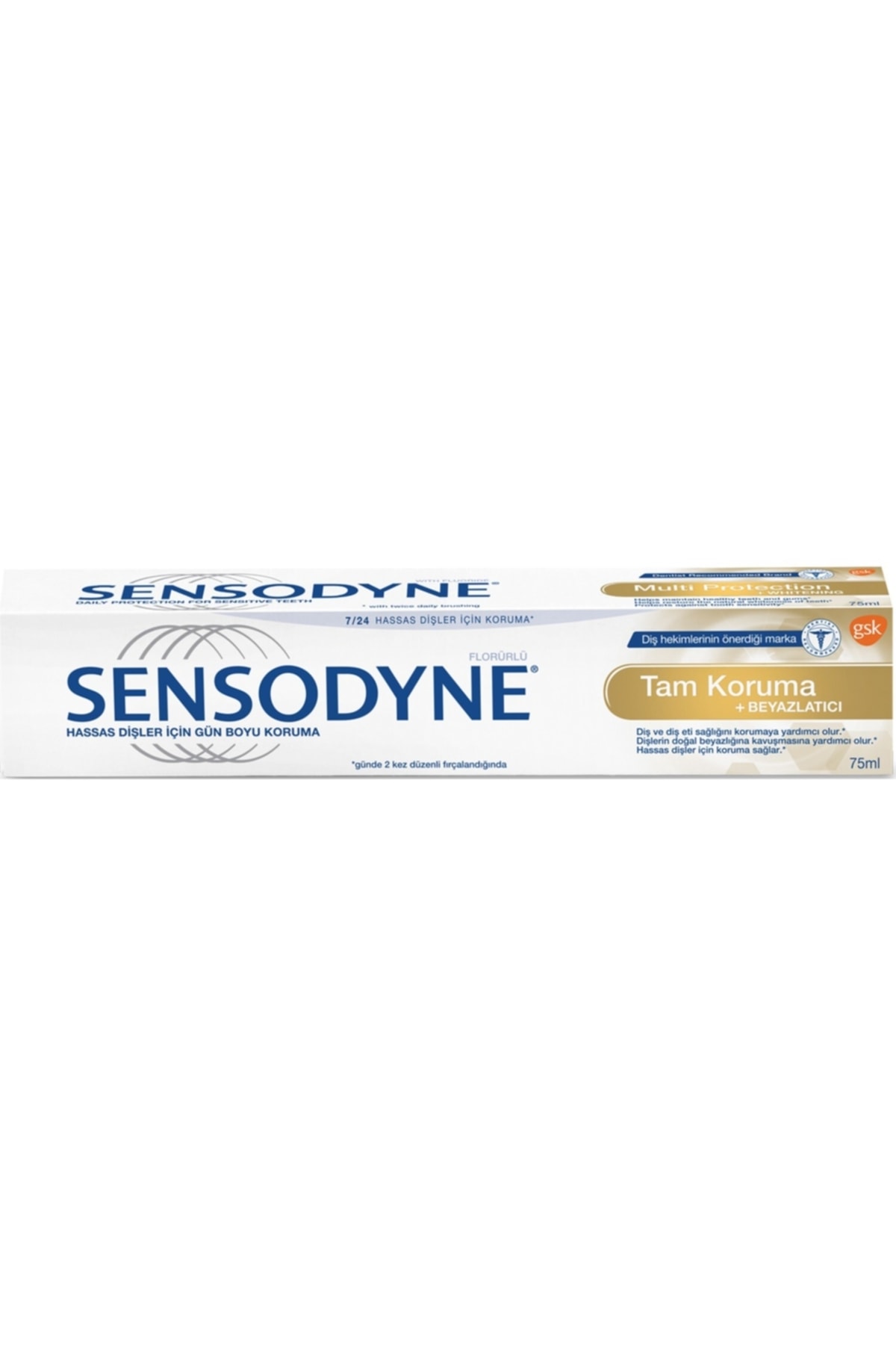 Tam Koruma Beyaz Diş Macunu 75 Ml + Ağız Suyu 250 Ml