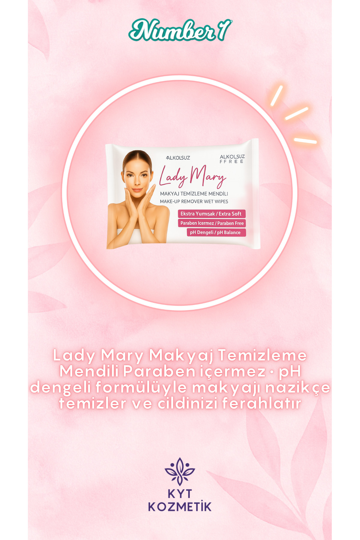 Lady Mary Makyaj Temizleme Mendili 25'li