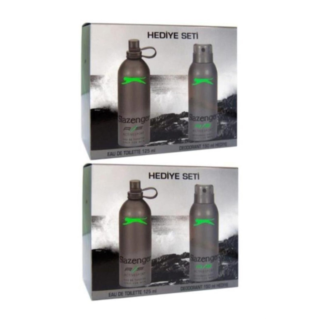 Active Sport Yeşil Erkek Parfümü 125ml Deodorant 150ml Set X 2 Adet