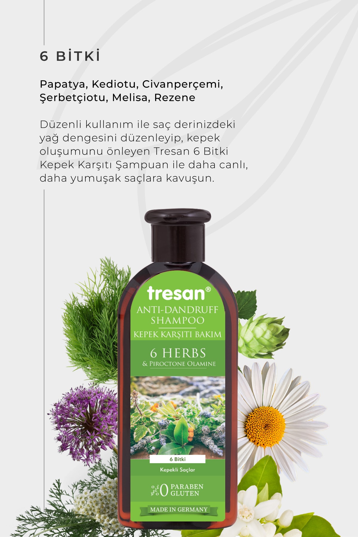 Tresan Şampuan 300 ml Kepekli Saçlar