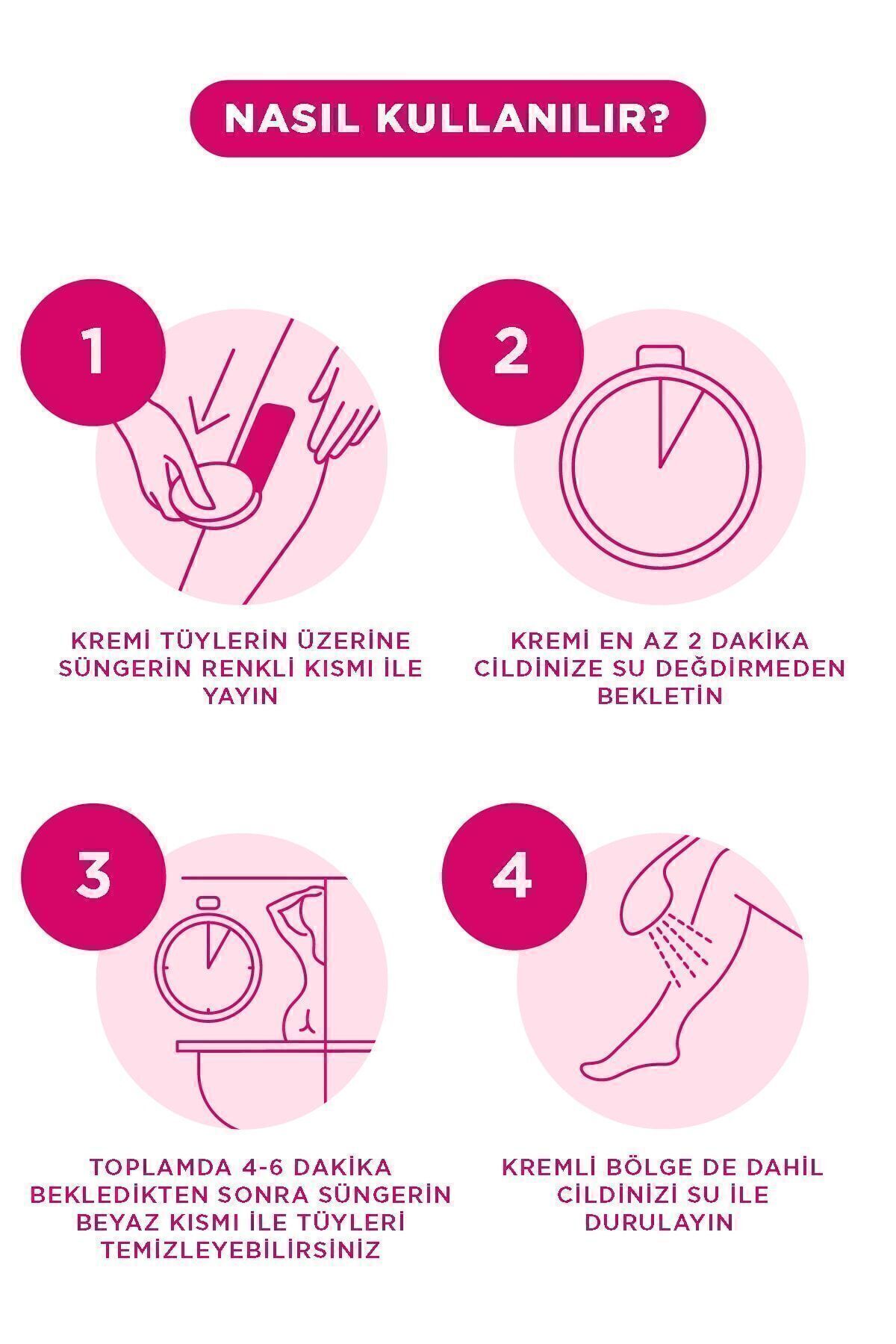 Duşta Tüy Dökücü Krem Bacak & Vücut Bölgesi Normal Ciltler 150ml