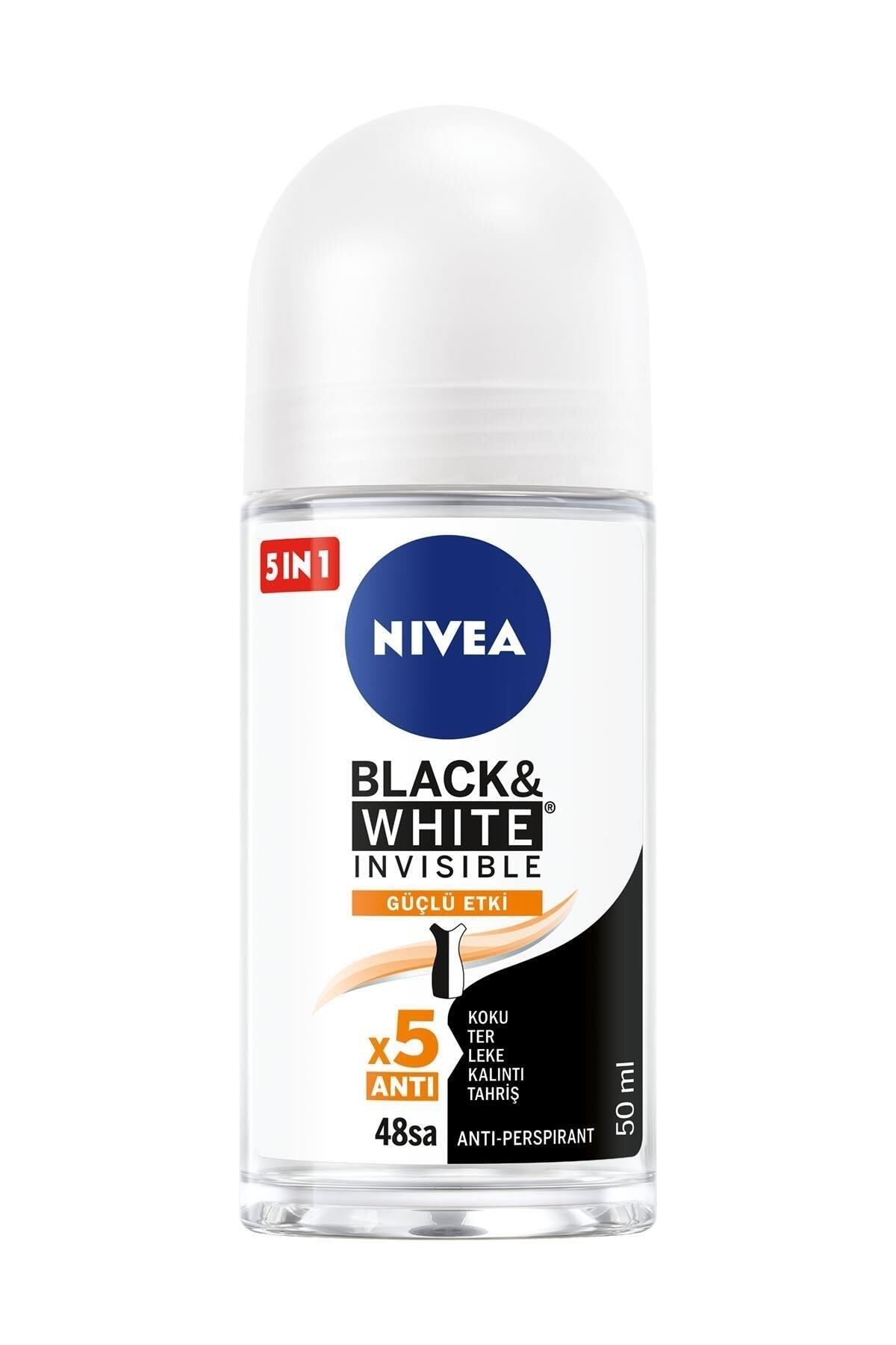 Kadın Roll-on Black & White Invisible Güçlü Etki 50 ml