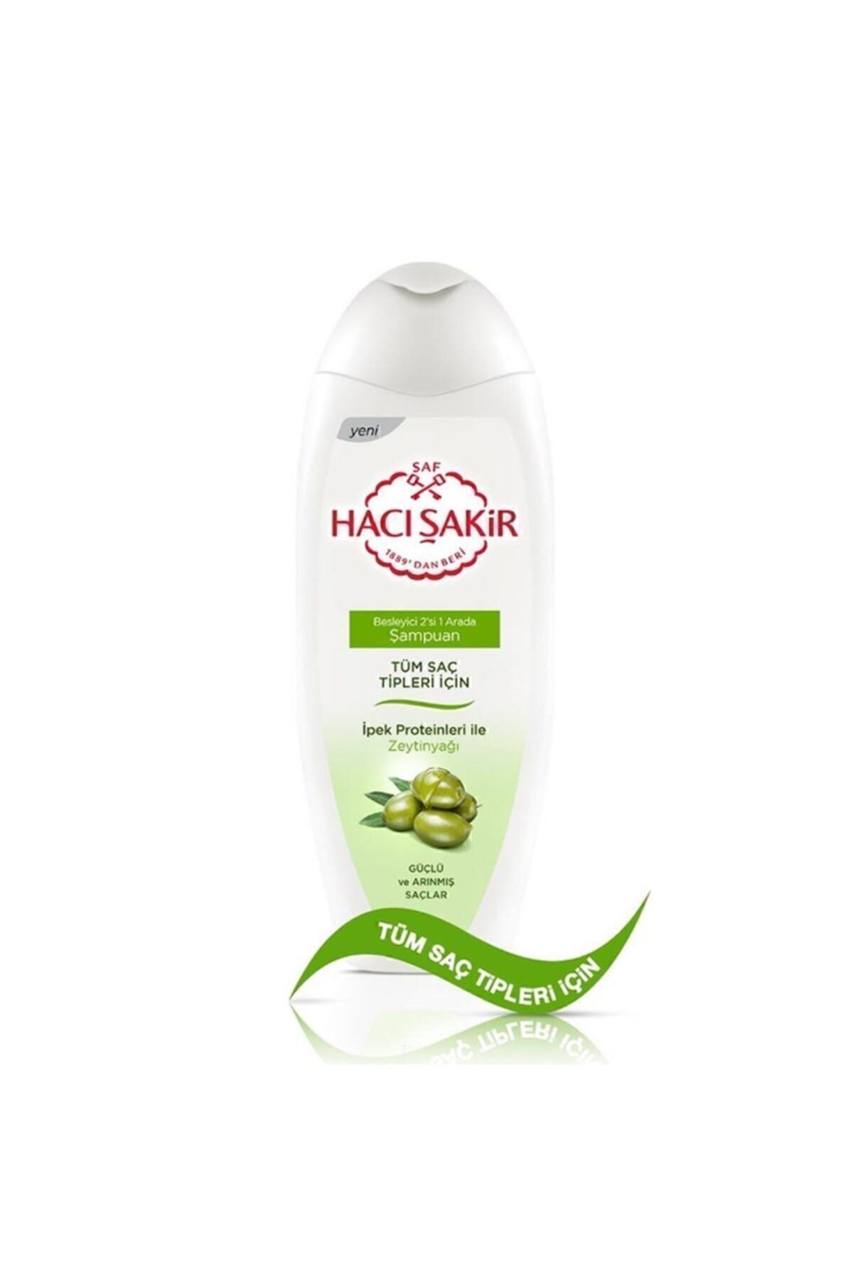 Tüm Saç Tipleri için Zeytinyağı Besleyici 2'si 1 Arada Şampuan 500 ml