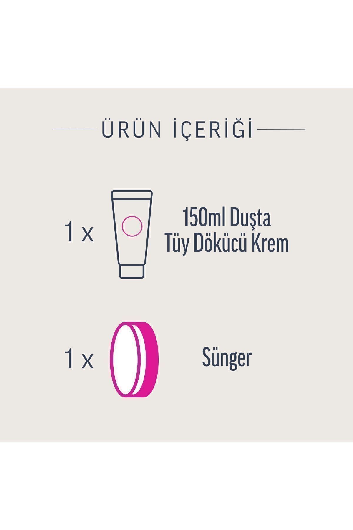 Pure Duşta Tüy Dökücü Krem Hassas Ciltler 150ml, Amonyaksız Ferah Koku