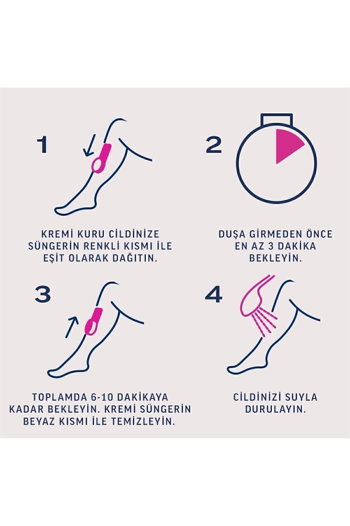 Pure Duşta Tüy Dökücü Krem Hassas Ciltler 150ml, Amonyaksız Ferah Koku