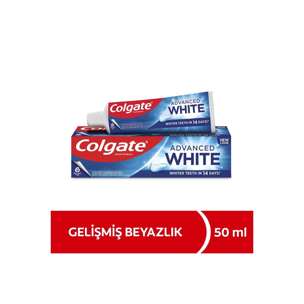 Gelişmiş Beyazlık Beyazlatıcı Diş Macunu 50 ml