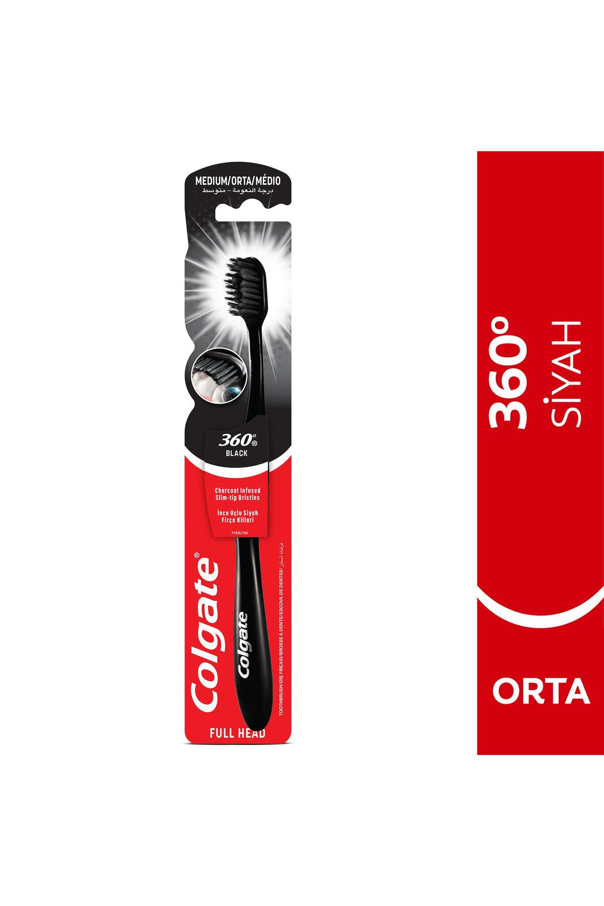 360 Siyah Diş Fırçası