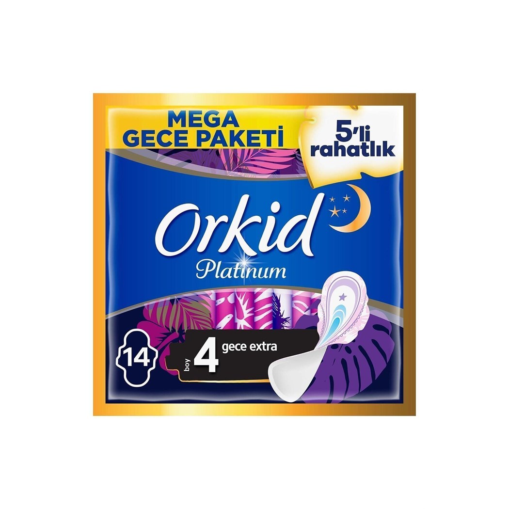 Ped Platinum 4'lü Gece Extra 14'lü
