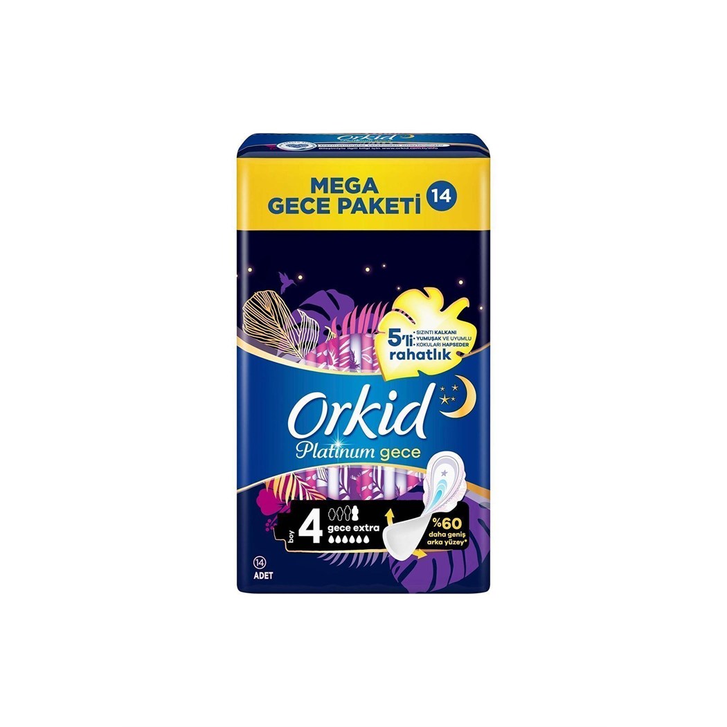 Ped Platinum 4'lü Gece Extra 14'lü
