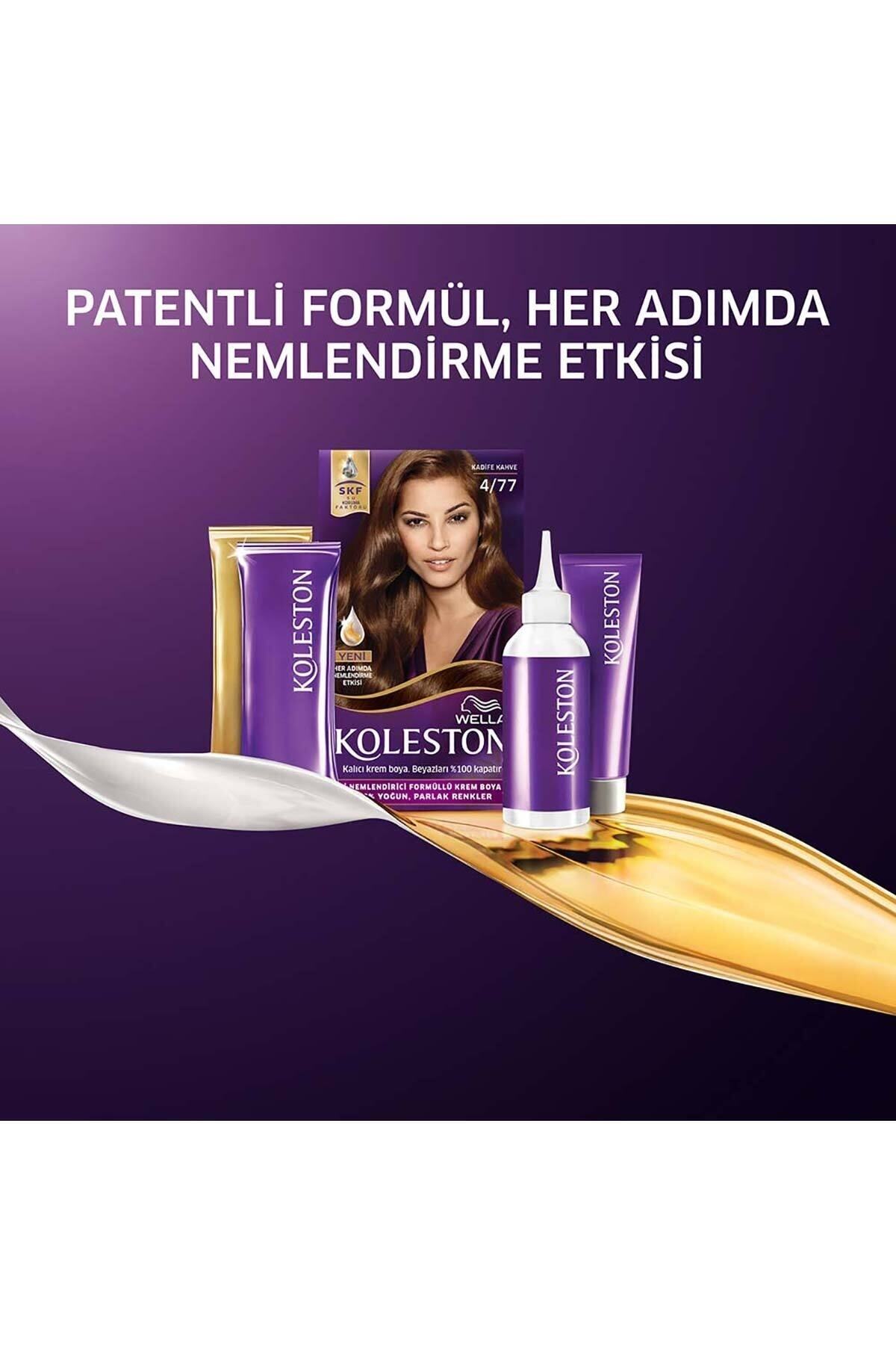 Koleston Kit Saç Boyası 4/77 Kadife Kahve