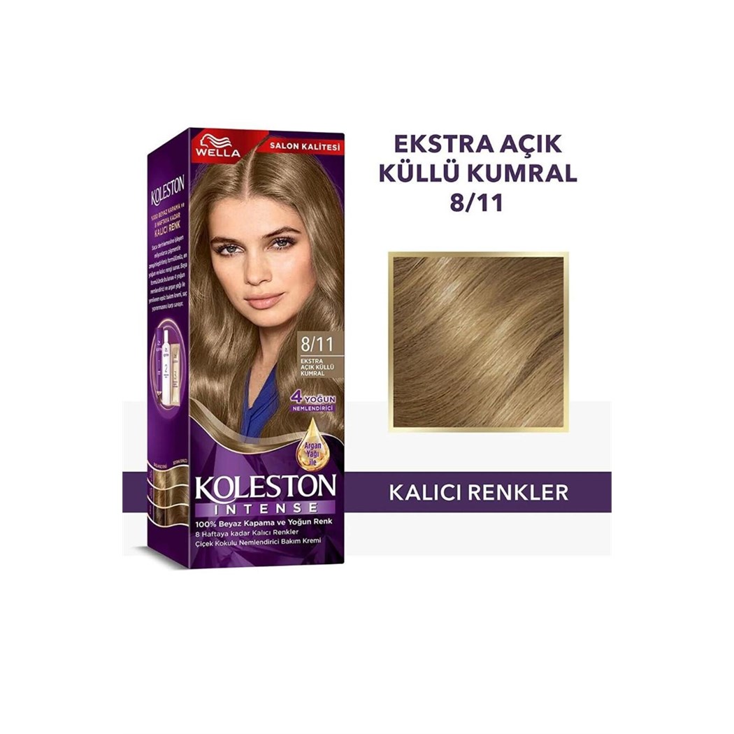 Koleston İntense 8/11 Ekstra Açık Küllü Kumral Saç Boyası