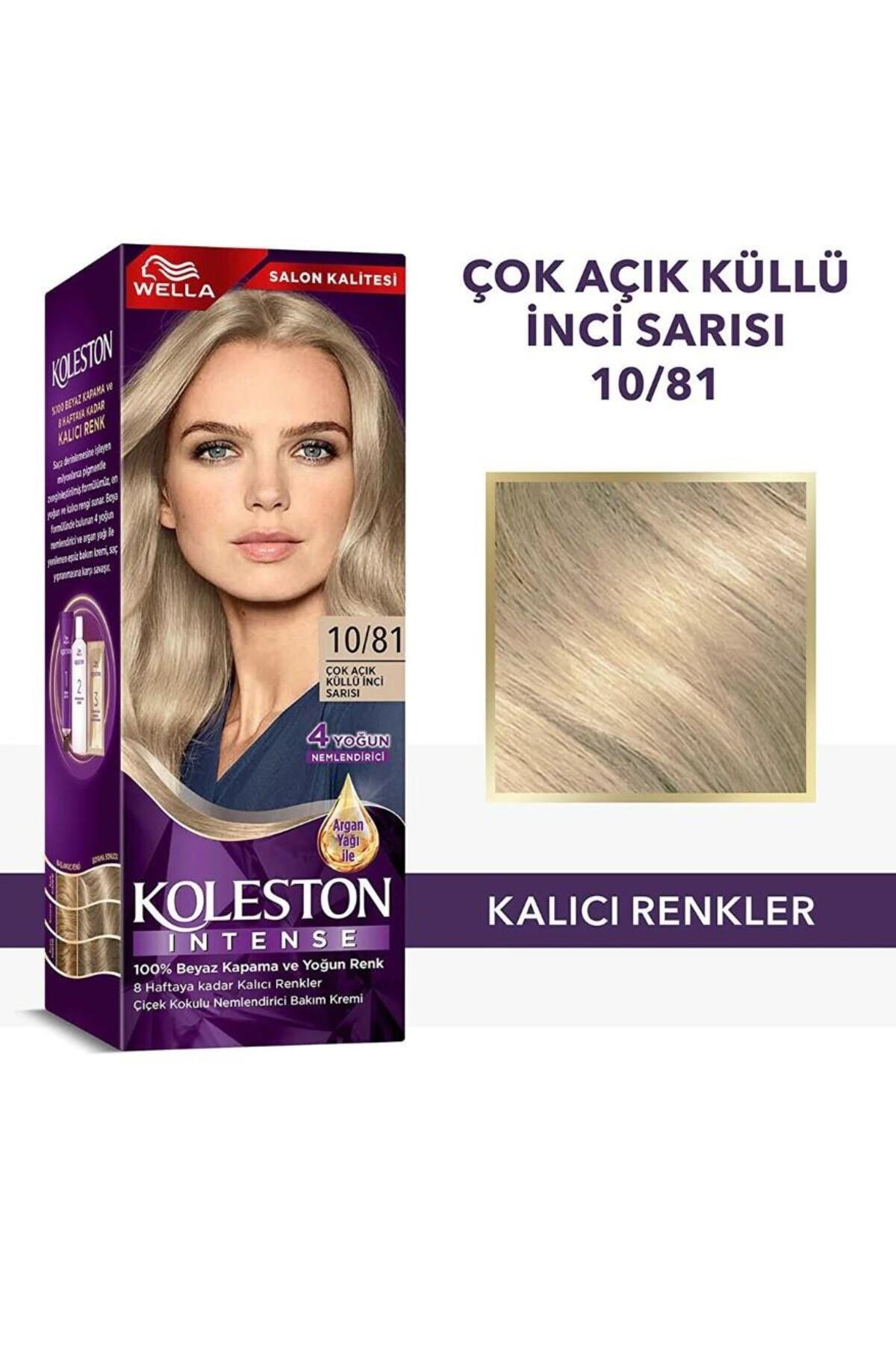 Koleston Intense Saç Boyası 10/81 Çok Açık Küllü İnci Sarısı