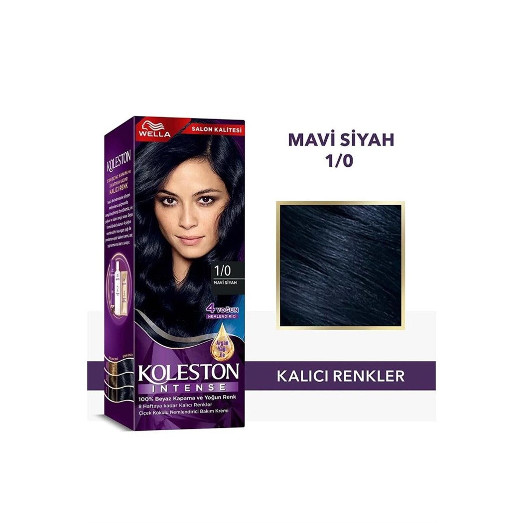 Koleston İntense 1/0 Mavi Siyah Saç Boyası