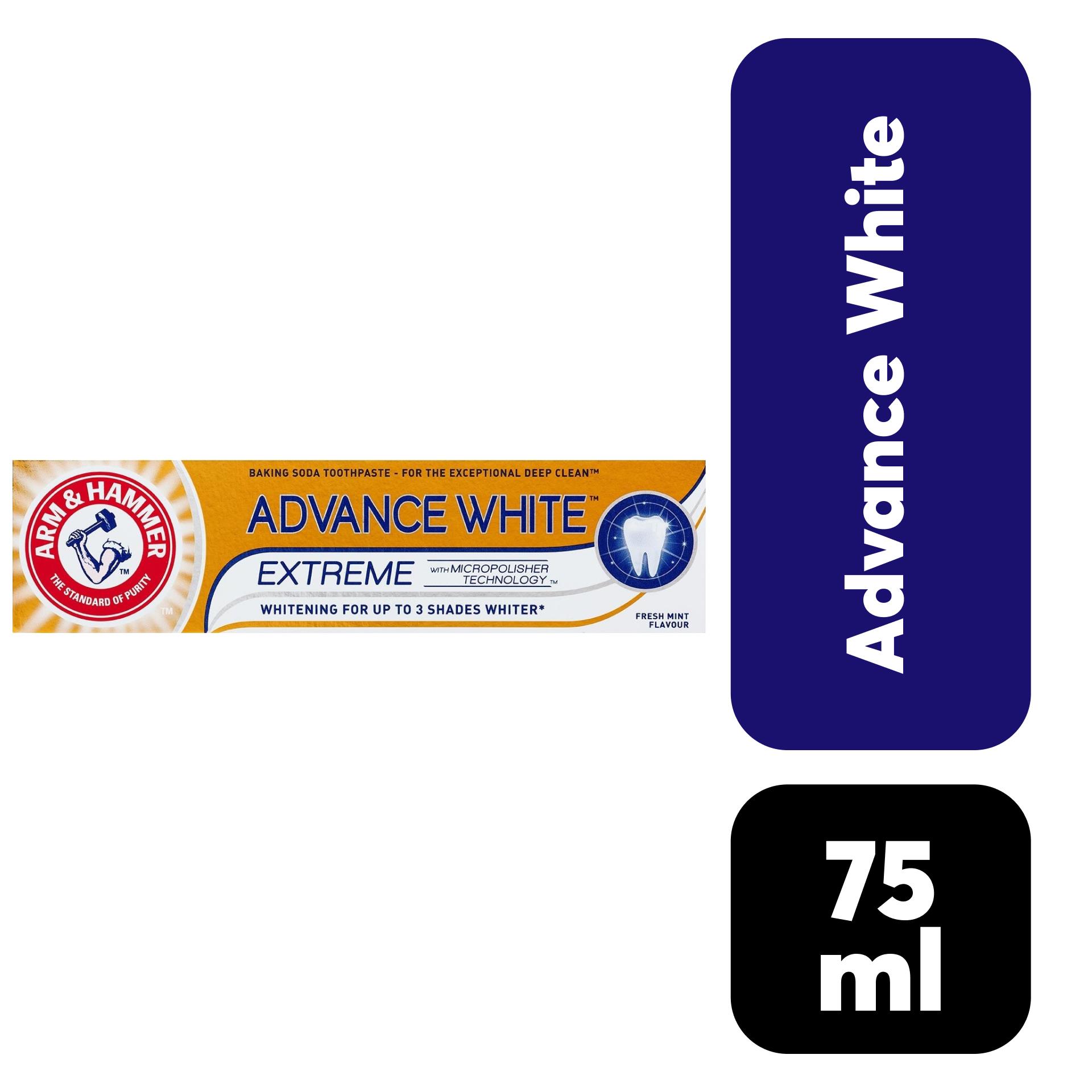 Arm Hammer 3 Tona Kadar Beyazlatıcı Diş Macunu - Advance White 75 ml