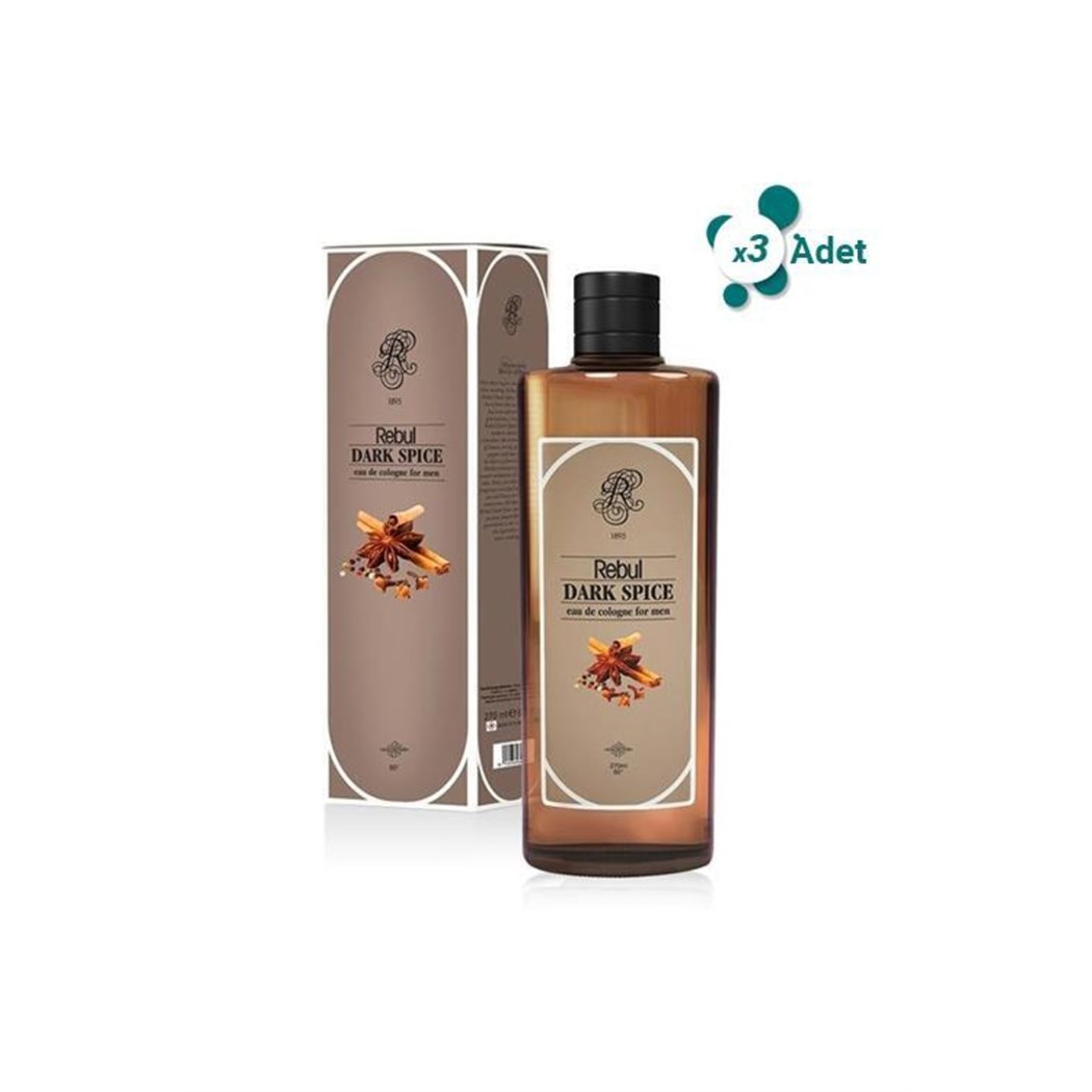 Rebul Dark Spice Kolonya 270ml x3 Adet