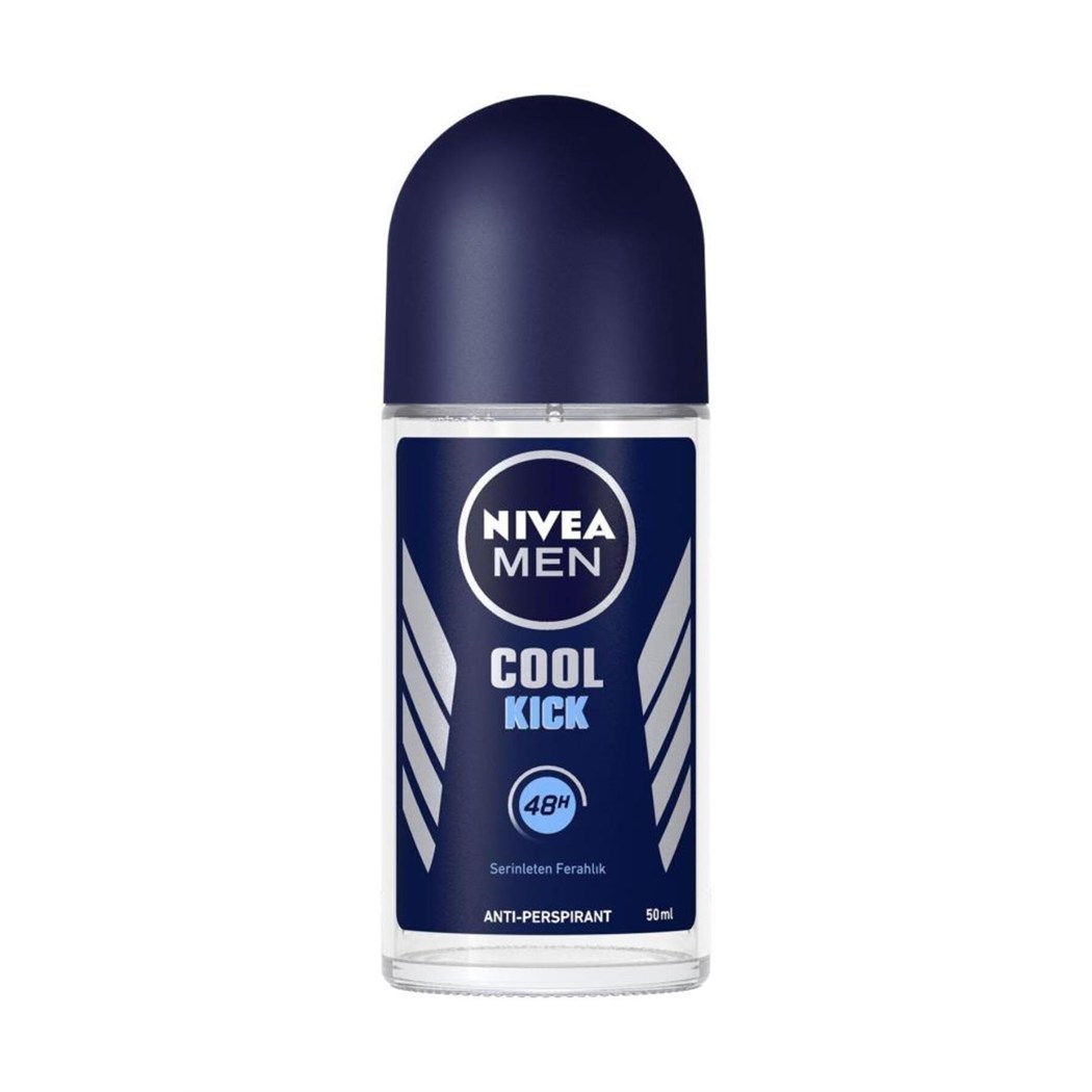 Men Erkek Roll-on Deodorant Cool Kick 50ml, 48 Saat Anti-perspirant Koruma, Serinleten Ferahlık