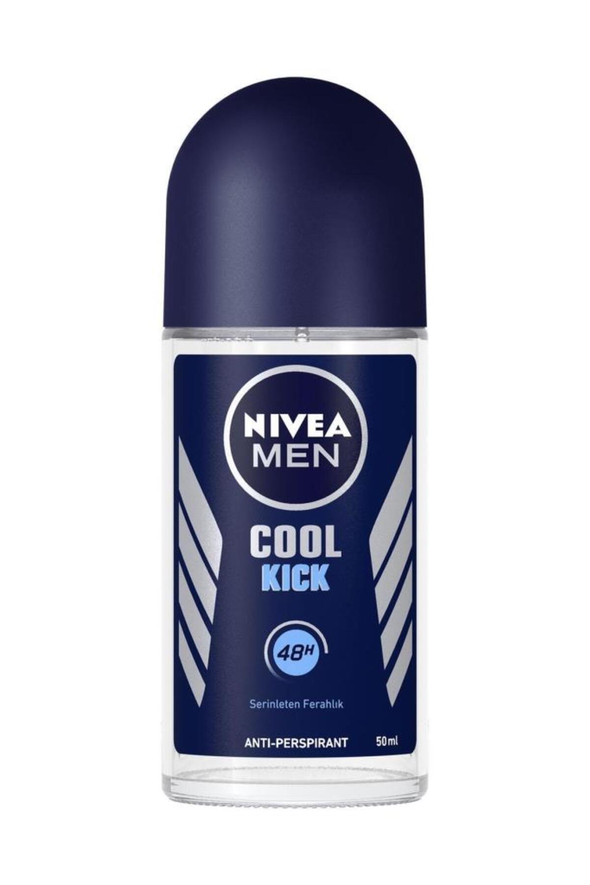 Men Erkek Roll-on Deodorant Cool Kick 50ml, 48 Saat Anti-perspirant Koruma, Serinleten Ferahlık