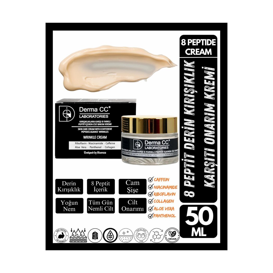 8 Peptide Wrinkle Cream - 8 Peptit Içeren Derin Kırışıklık Karşıtı Bakım 50 ml