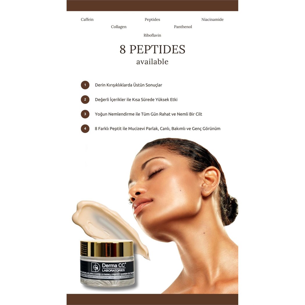8 Peptide Wrinkle Cream - 8 Peptit Içeren Derin Kırışıklık Karşıtı Bakım 50 ml