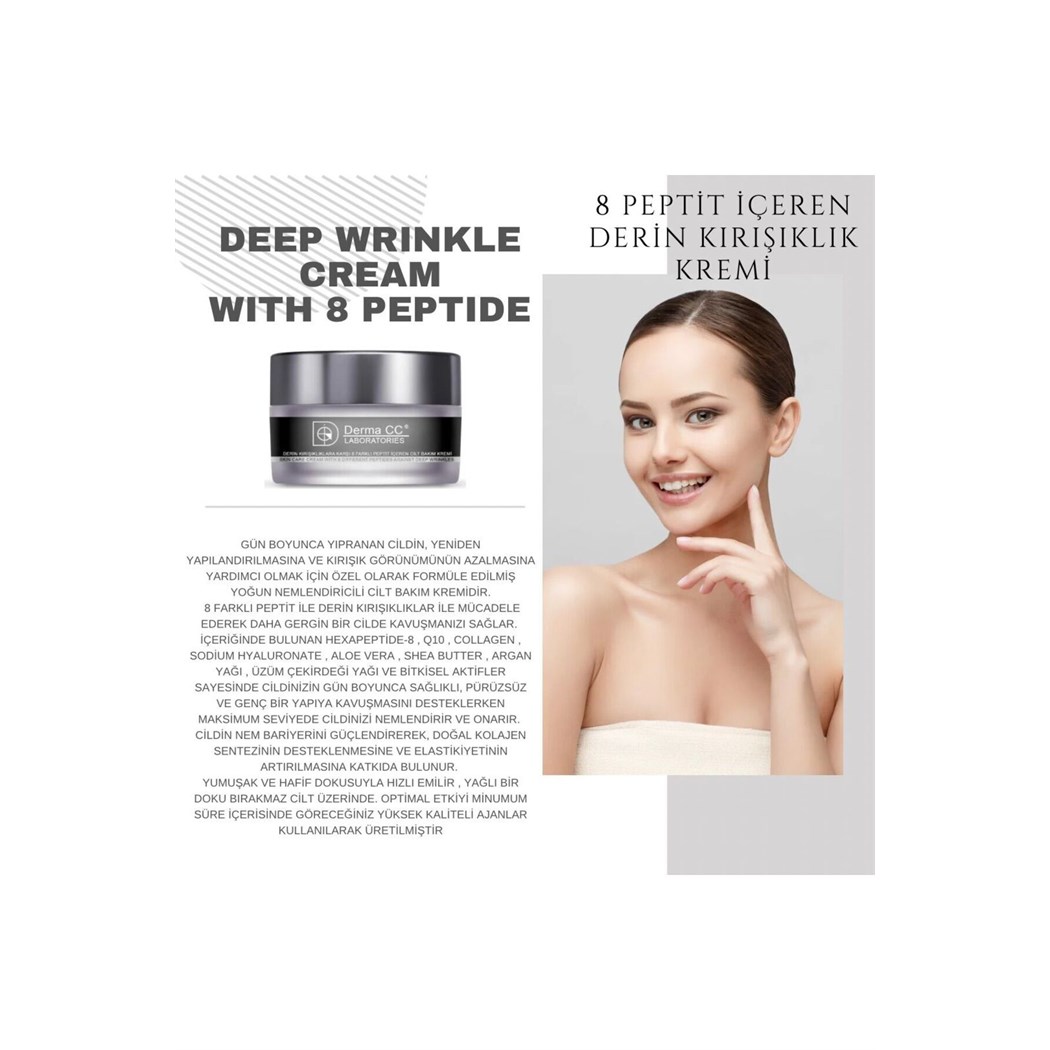 8 Peptide Wrinkle Cream - 8 Peptit Içeren Derin Kırışıklık Karşıtı Bakım 50 ml