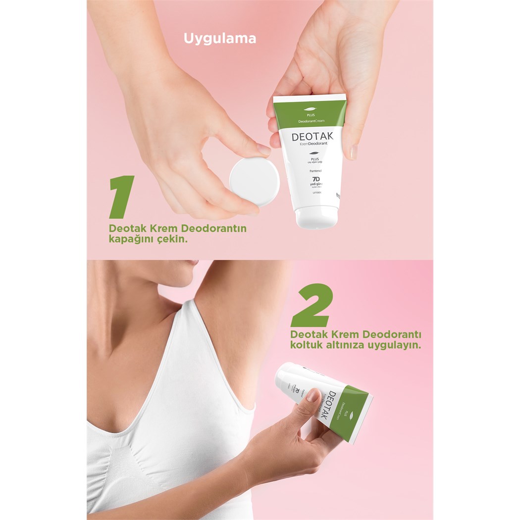 Plus Ekstra Koruma 7 Güne Kadar Etkili Krem Deodorant 35 ml