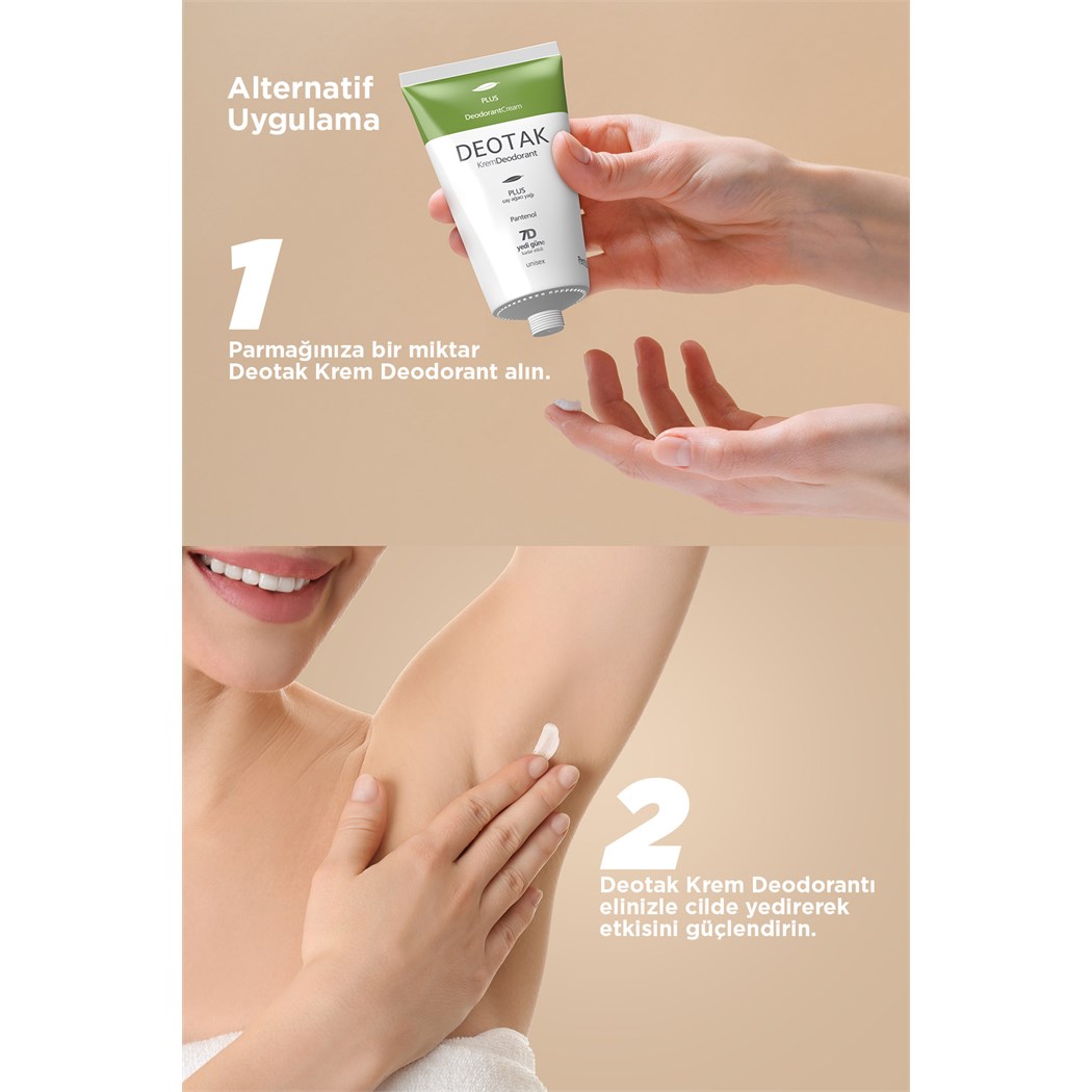 Plus Ekstra Koruma 7 Güne Kadar Etkili Krem Deodorant 35 ml