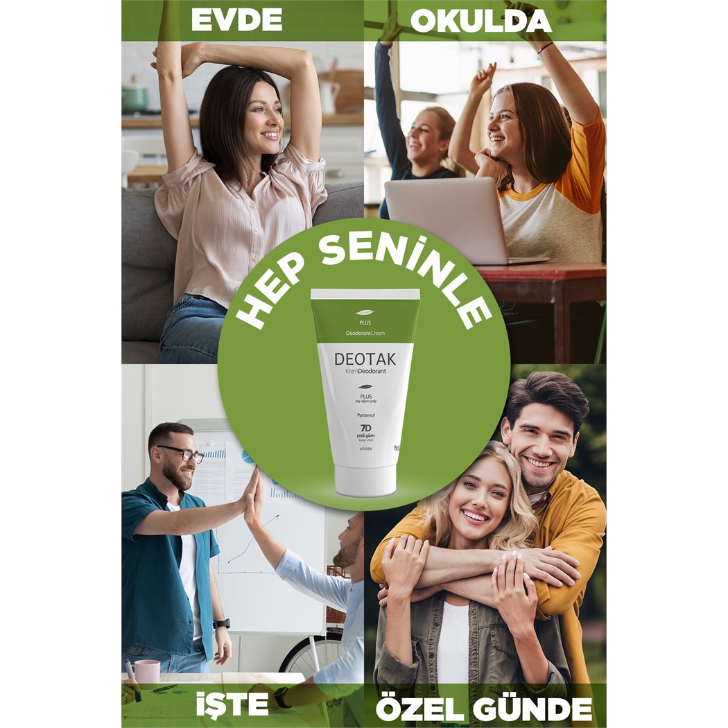 Plus Ekstra Koruma 7 Güne Kadar Etkili Krem Deodorant 35 ml