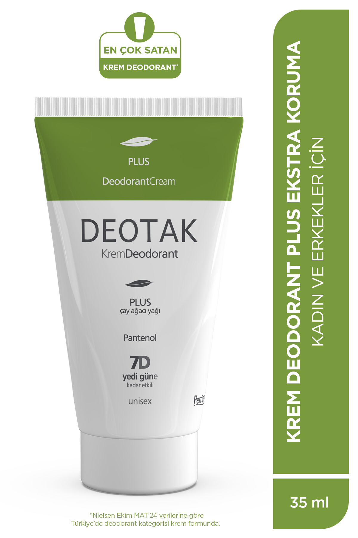 Plus Ekstra Koruma 7 Güne Kadar Etkili Krem Deodorant 35 ml