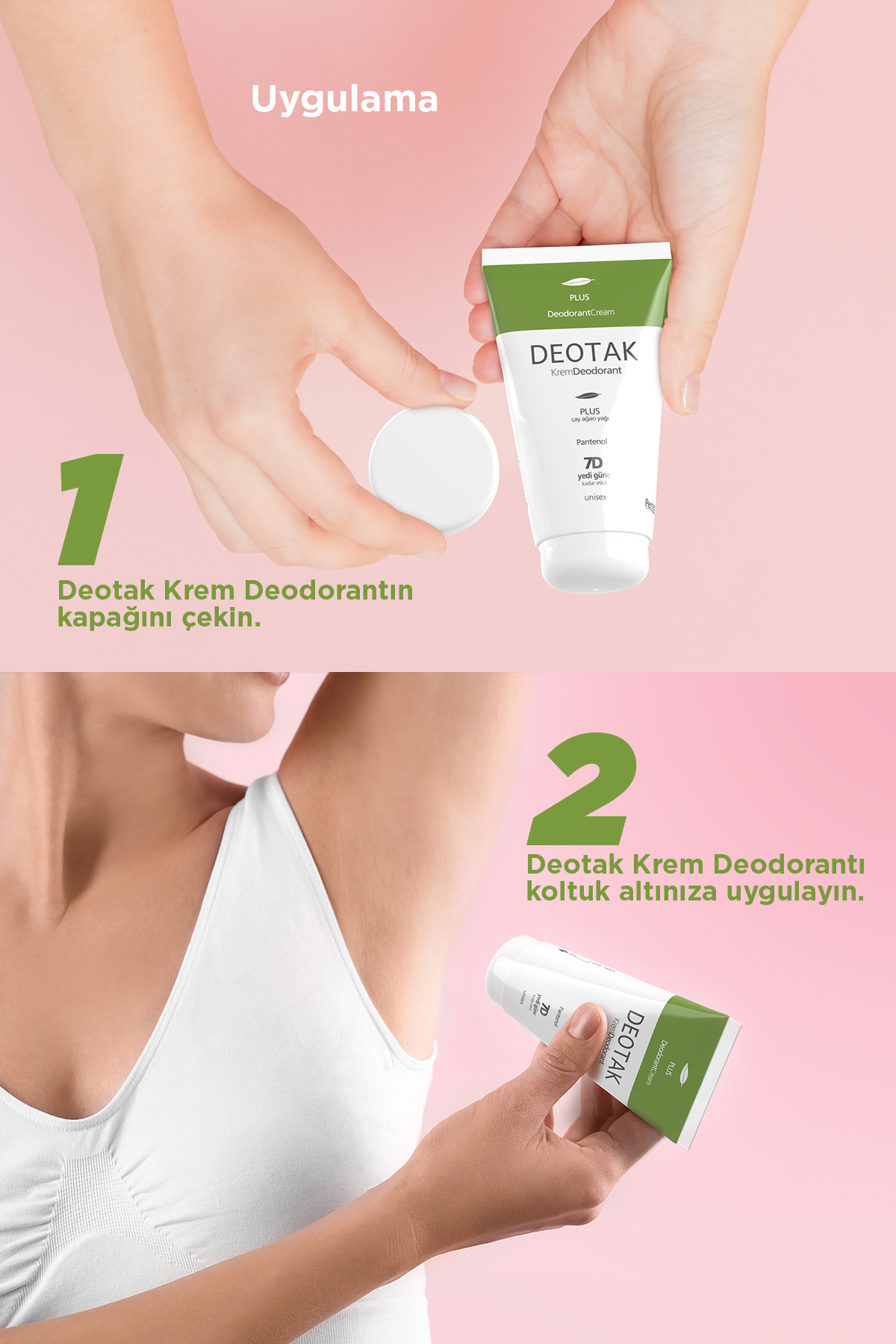 Plus Ekstra Koruma 7 Güne Kadar Etkili Krem Deodorant 35 ml