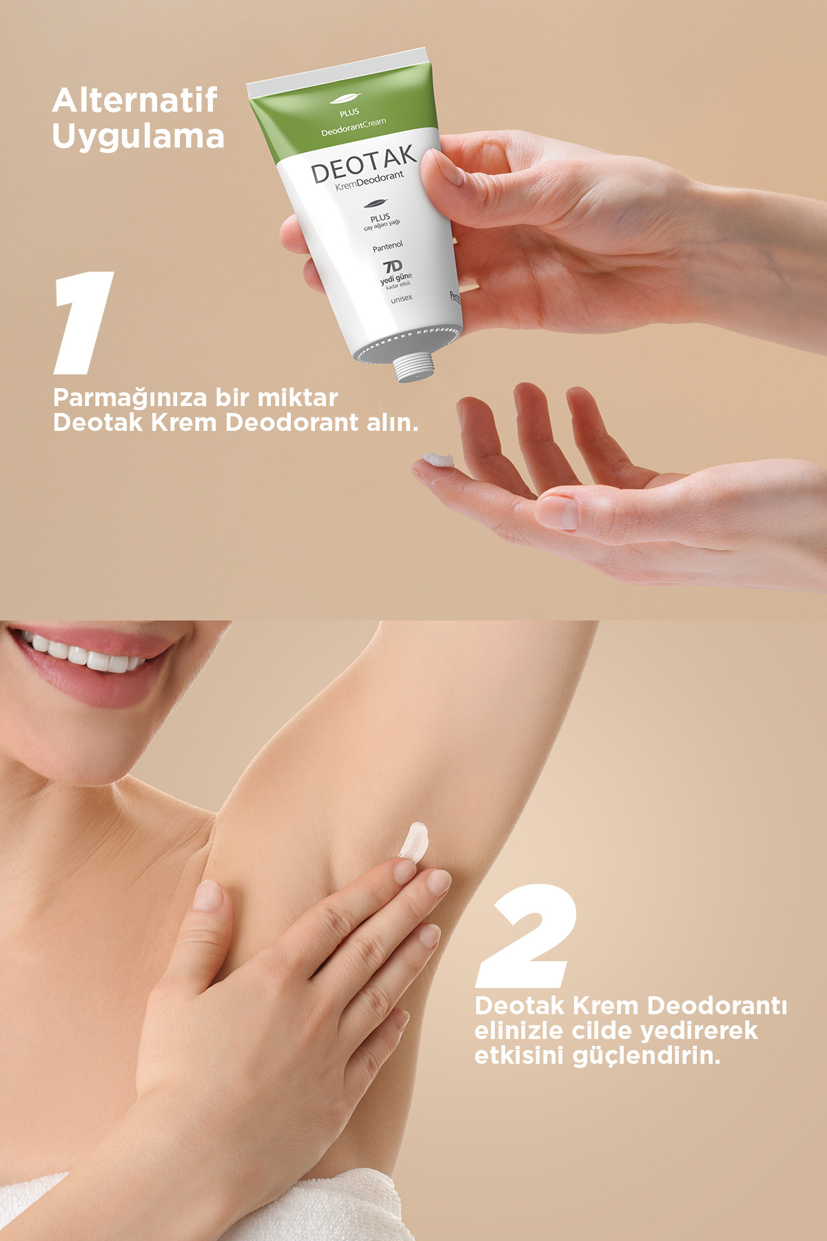 Plus Ekstra Koruma 7 Güne Kadar Etkili Krem Deodorant 35 ml