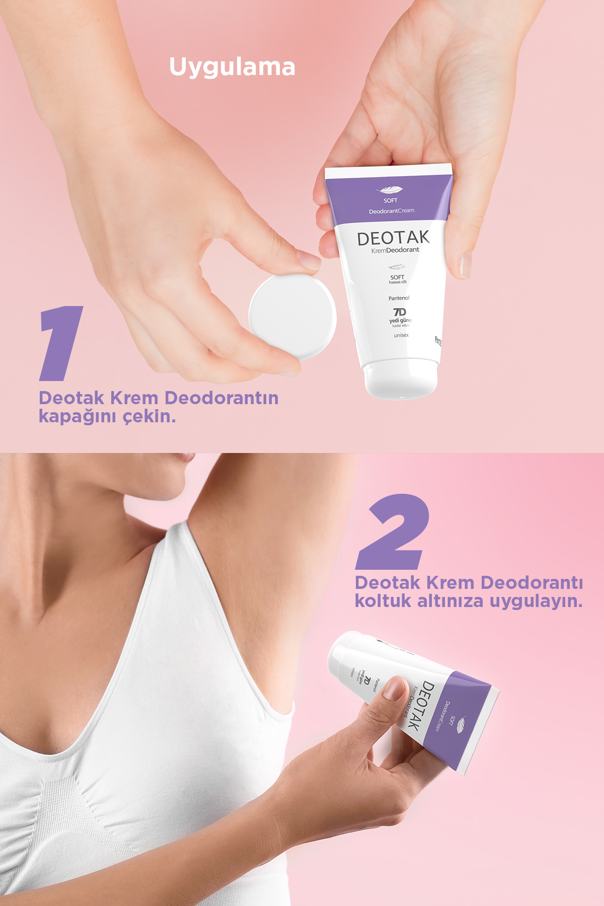 Soft Hassas Koruma 7 Güne Kadar Etkili Krem Deodorant 35 ml