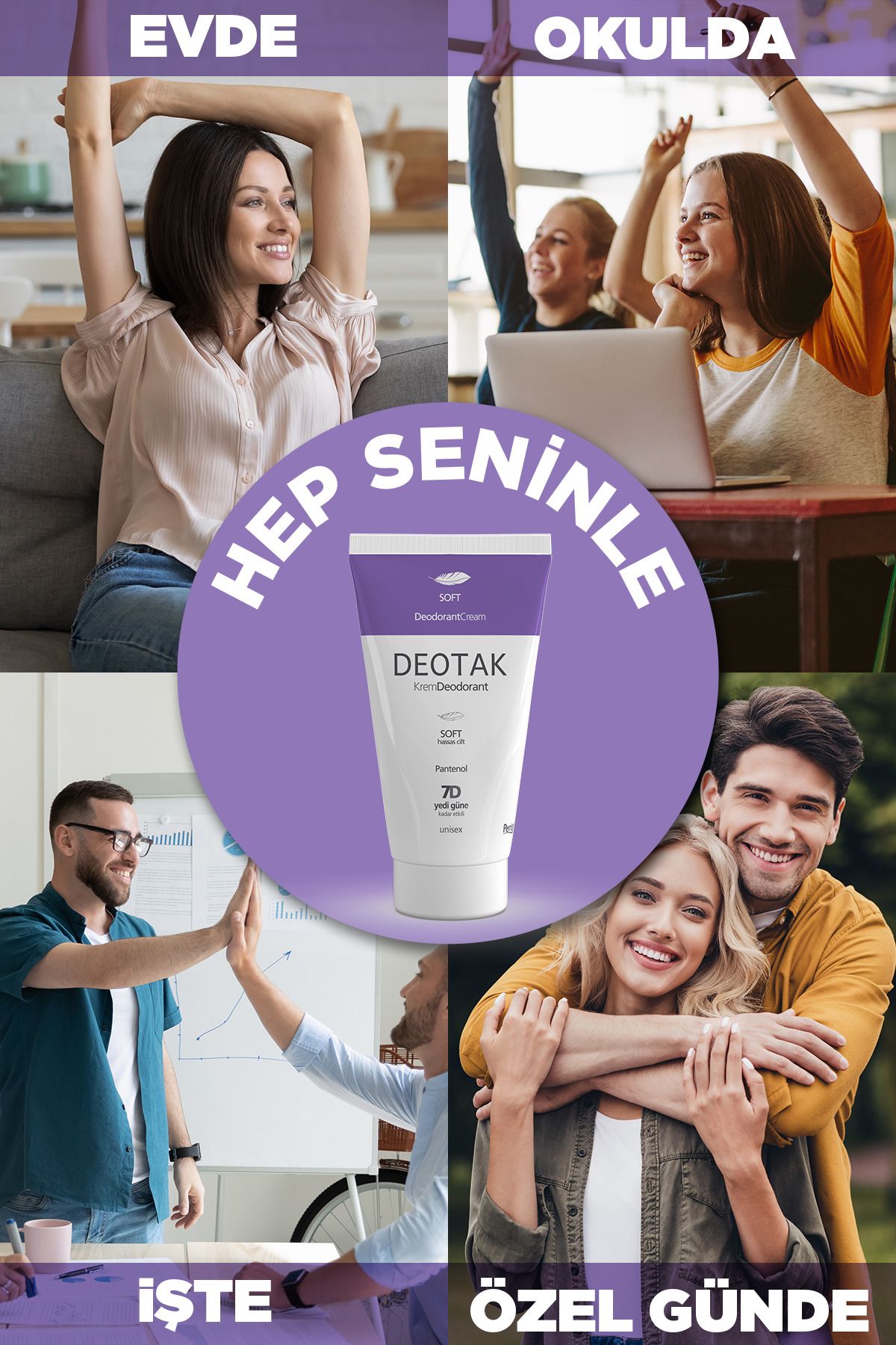 Soft Hassas Koruma 7 Güne Kadar Etkili Krem Deodorant 35 ml