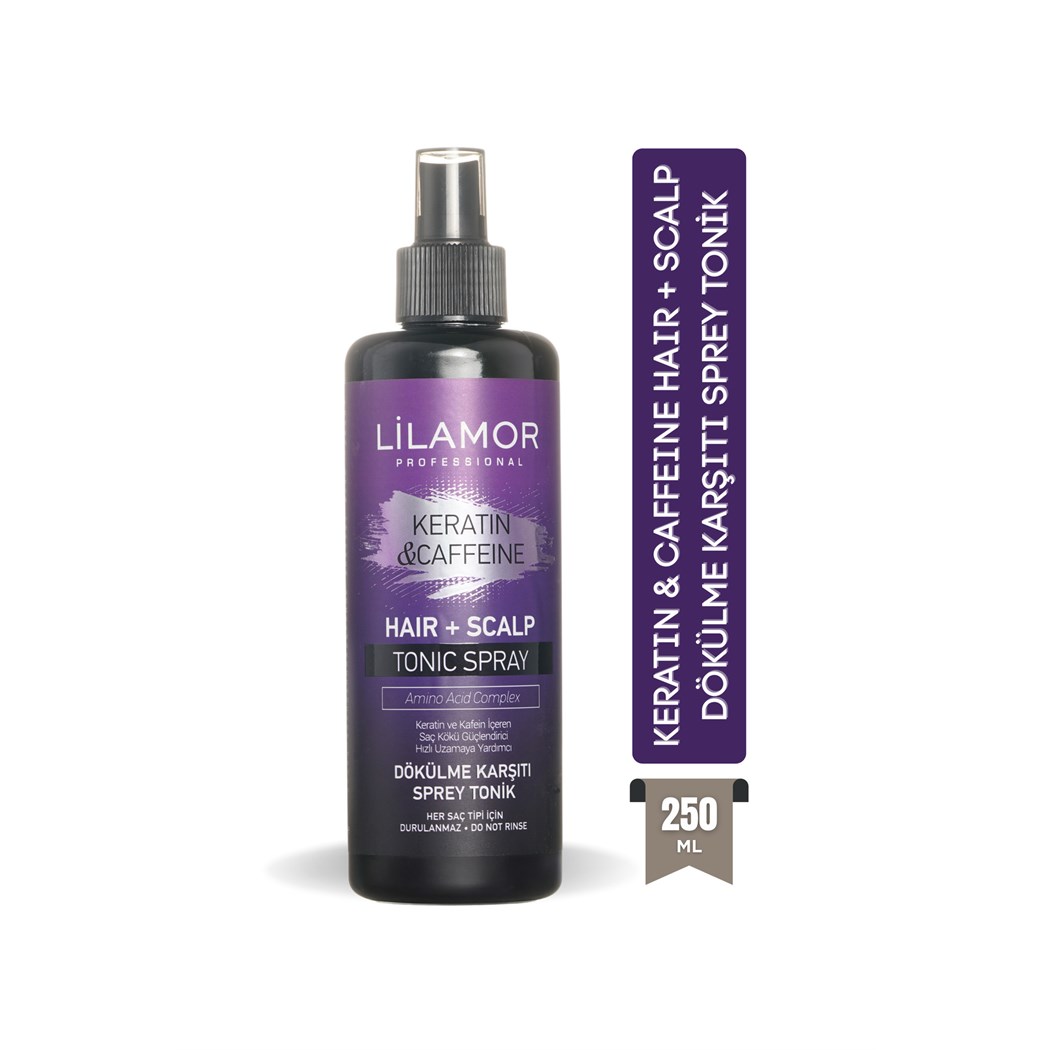 Saç Dökülmesine Karşı Tonik Sprey Keratin&caffeine 250 ml