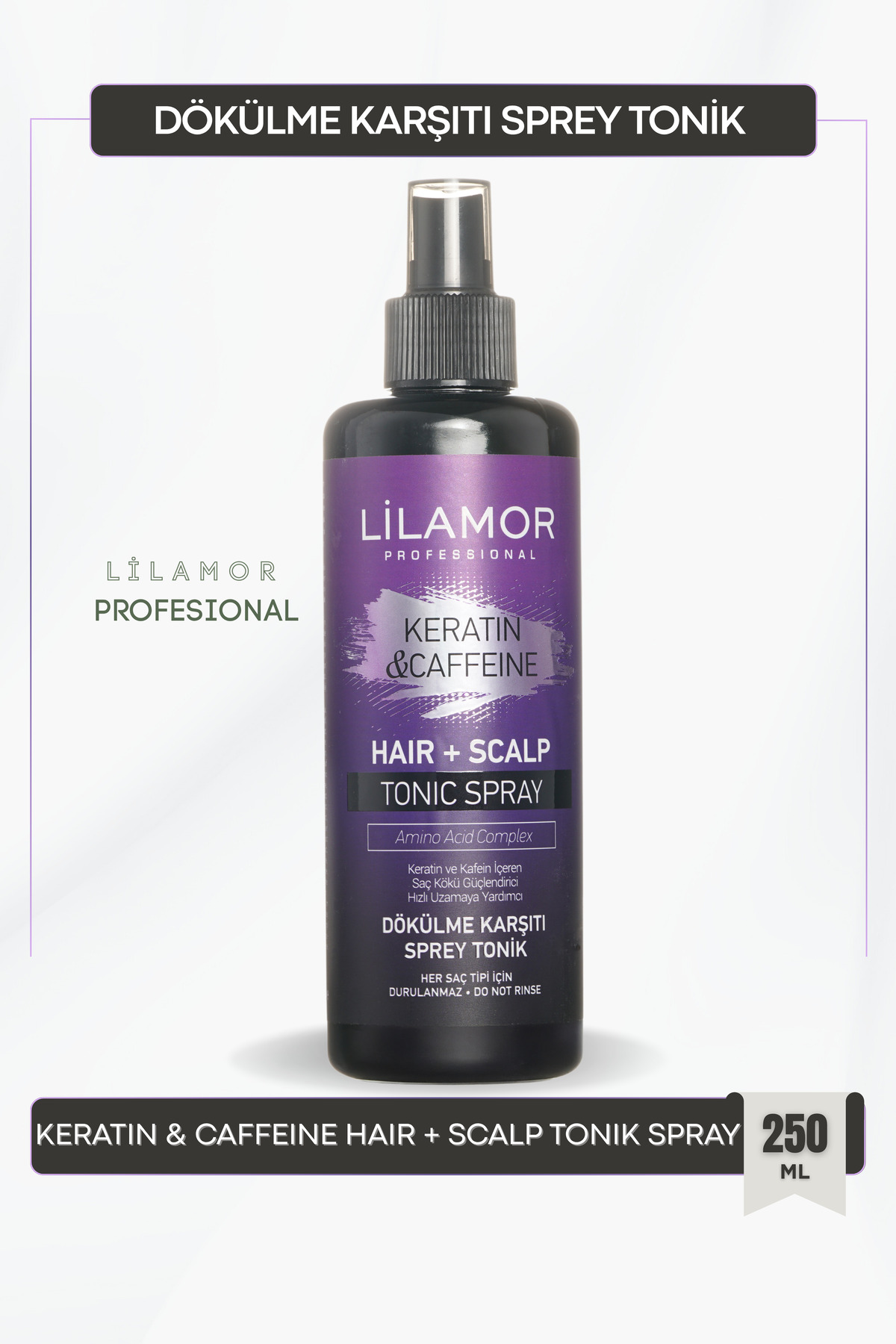 Saç Dökülmesine Karşı Tonik Sprey Keratin&caffeine 250 ml