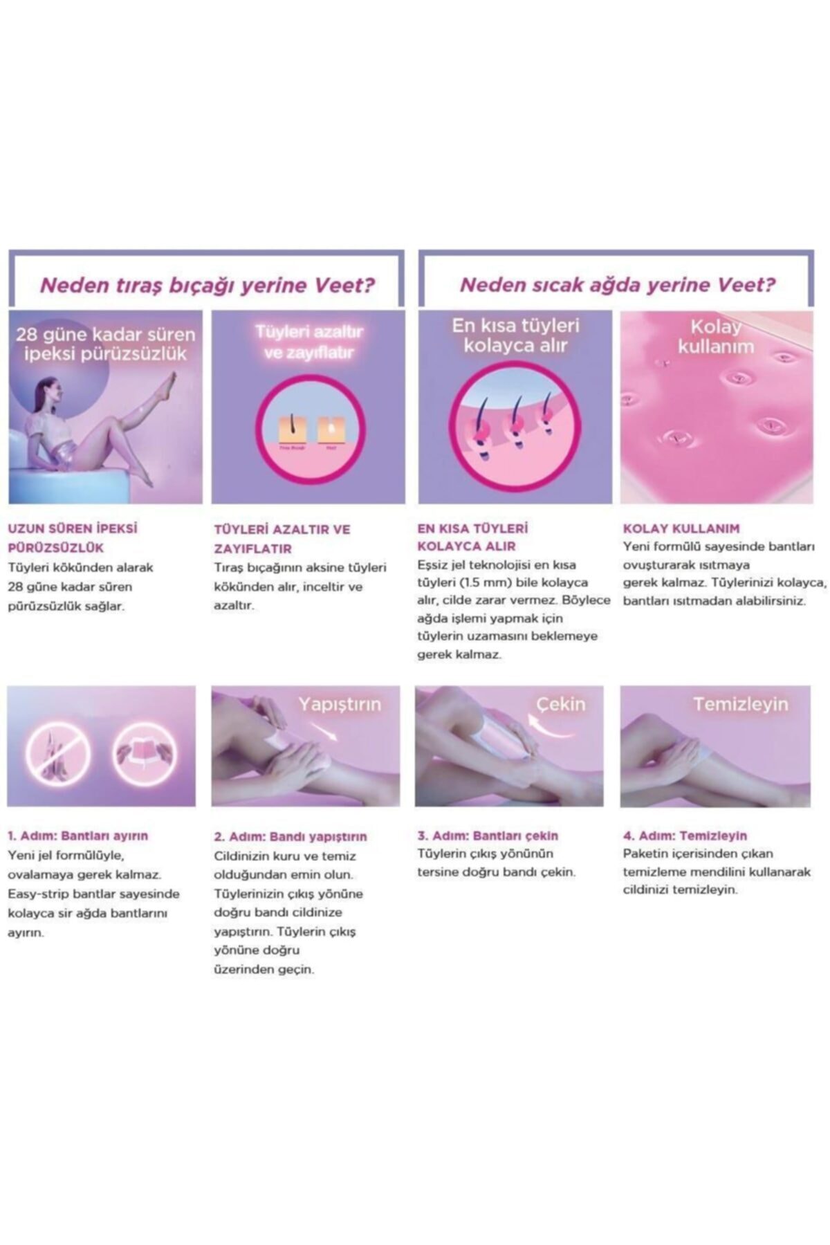 Sir Ağda Bantları 20'li | Normal Cilt