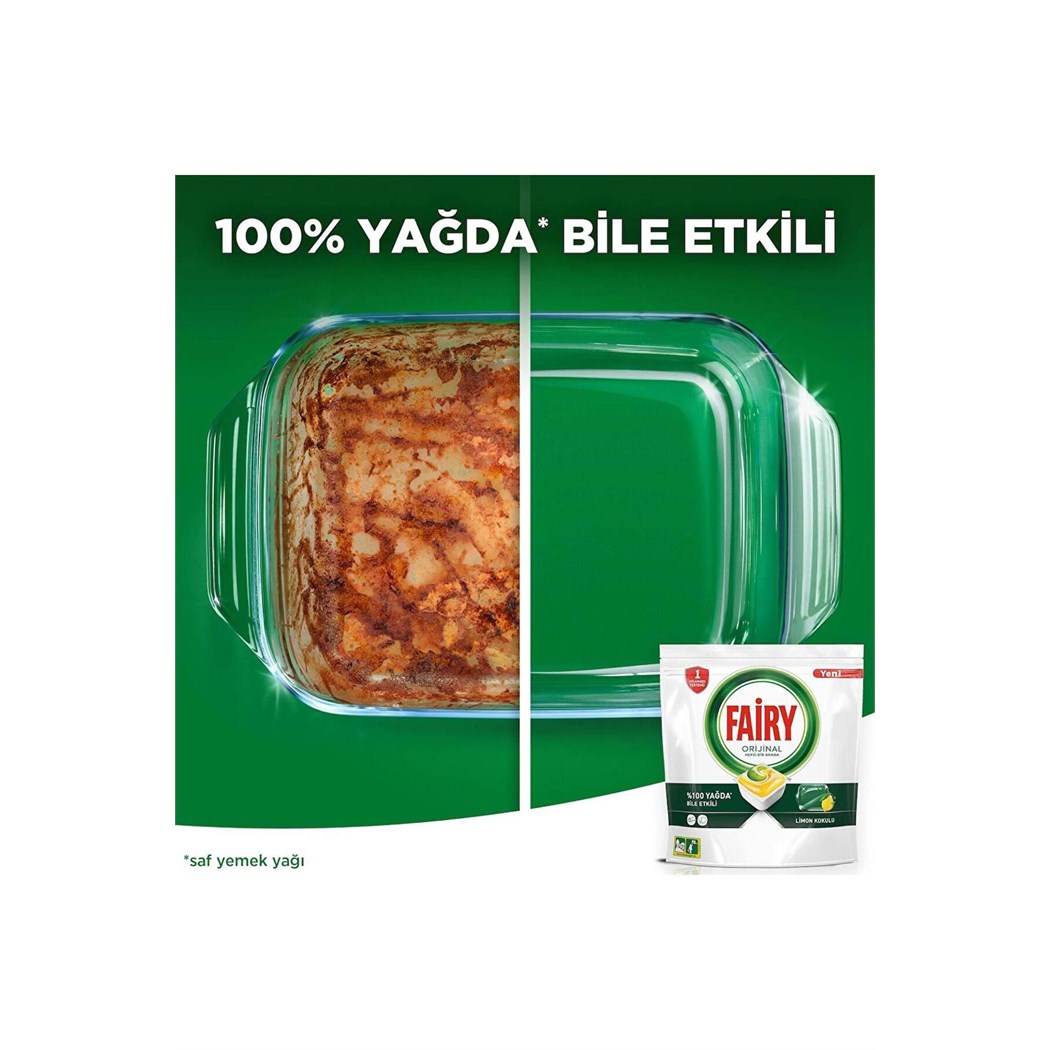 Hepsi Bir Arada 60 Yıkama Bulaşık Makinesi Deterjanı Kapsülü Limon Kokulu