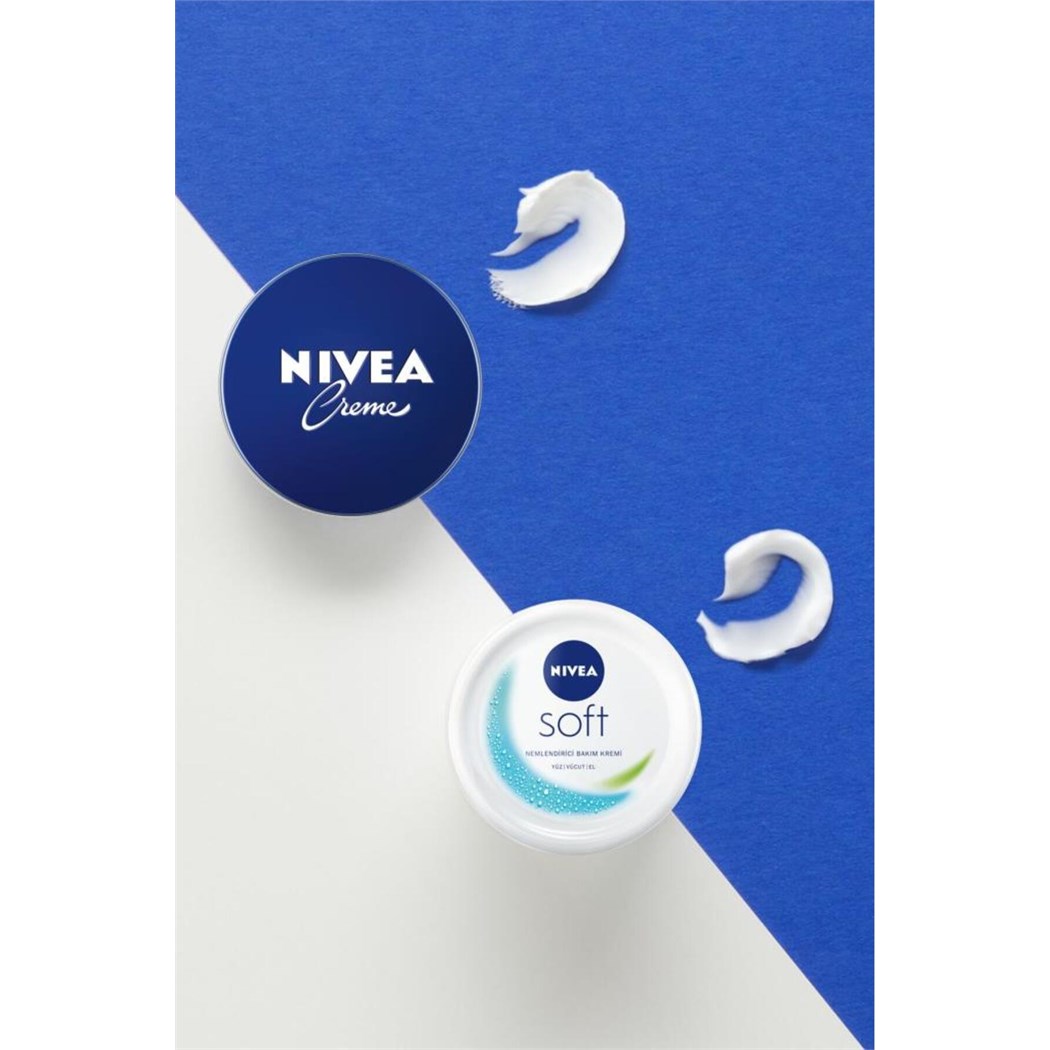 Soft Nemlendirici El Yüz ve Vücut Bakım Kremi 300ml, Jojoba Yağı, E Vitamini, Pürüzsüz Cilt, X2 Adet