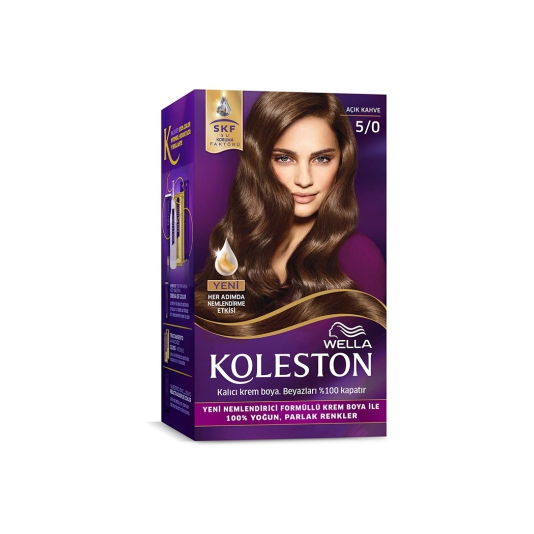 Koleston Kit Saç Boyası 5/0 Açık Kahve